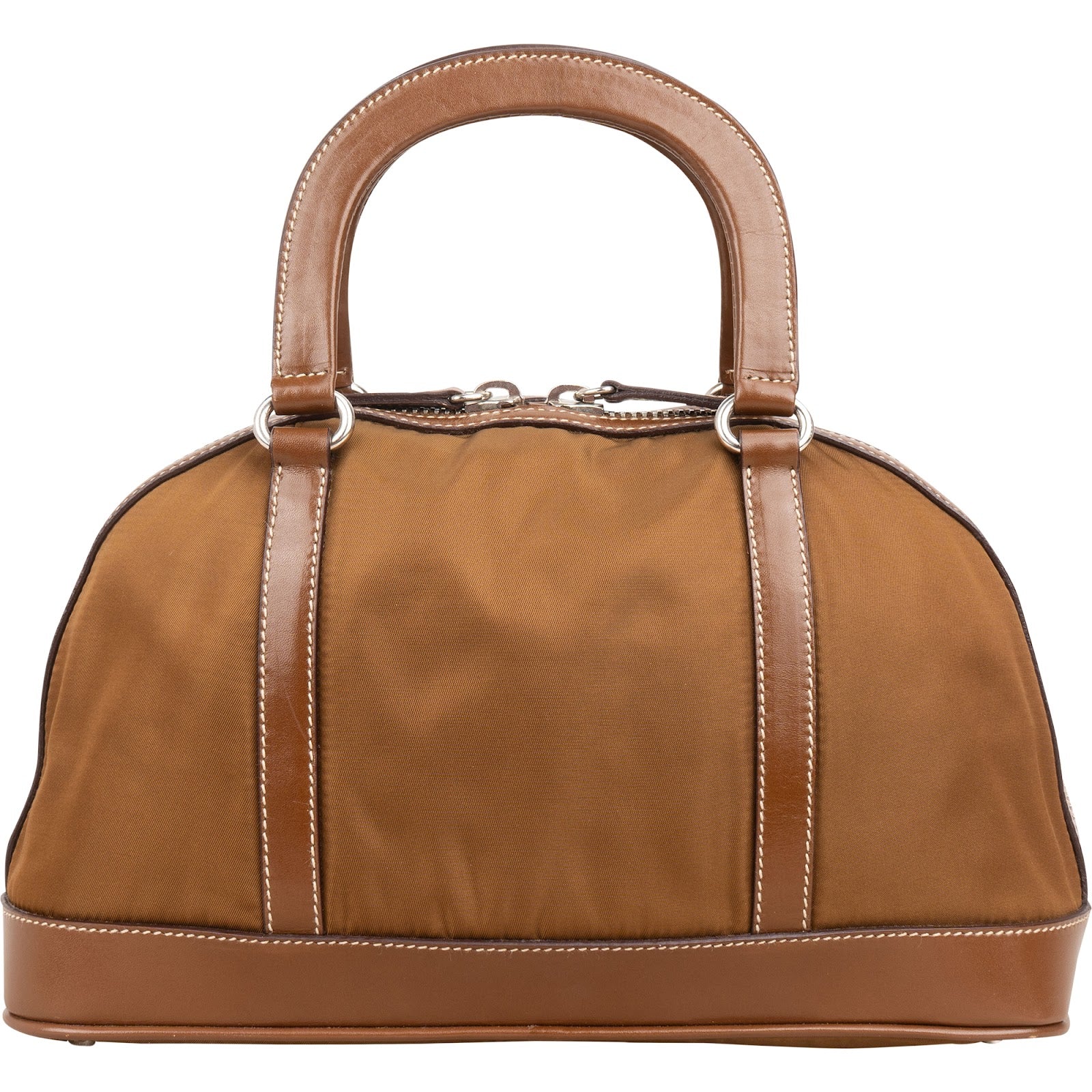 Prada - Tessuto Triangle Bauletto Small Handbag