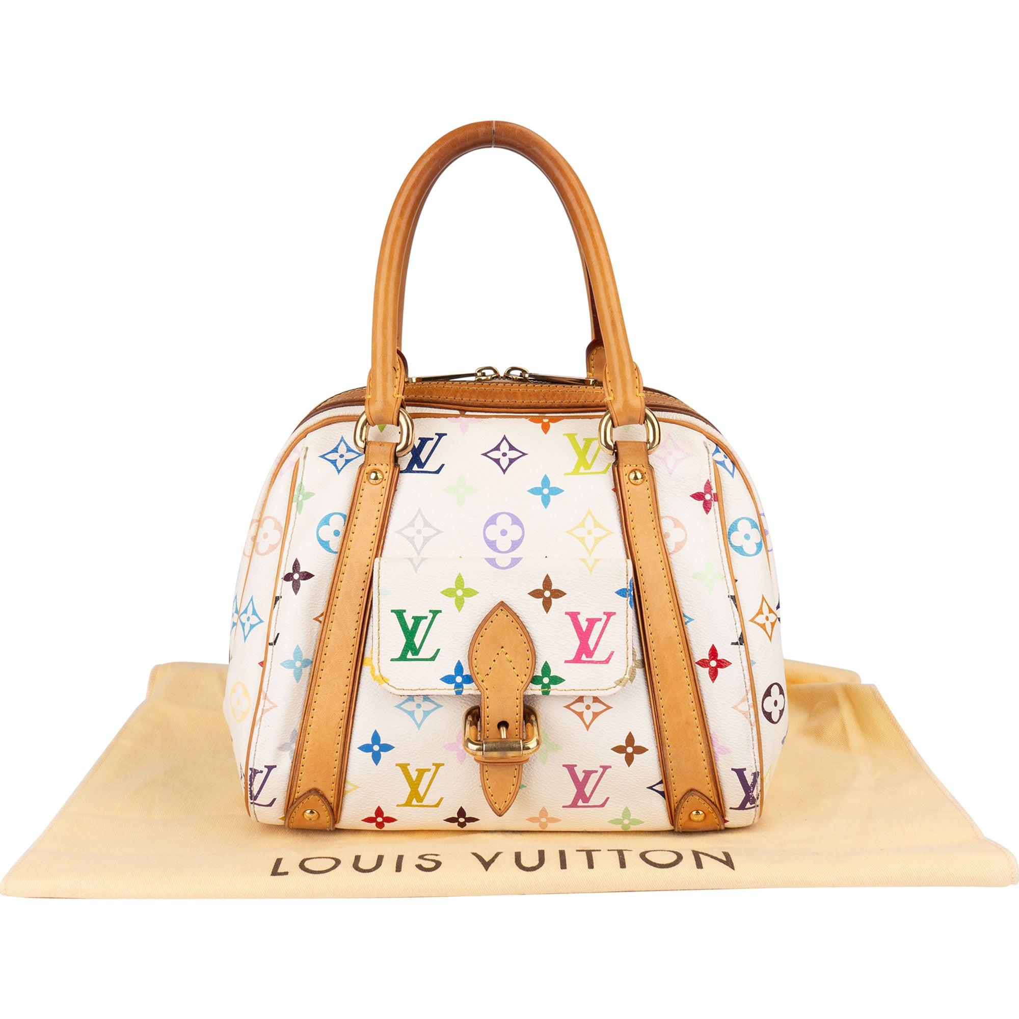 Louis Vuitton Monogram Multicolor Canvas Murakami Priscilla Handbag