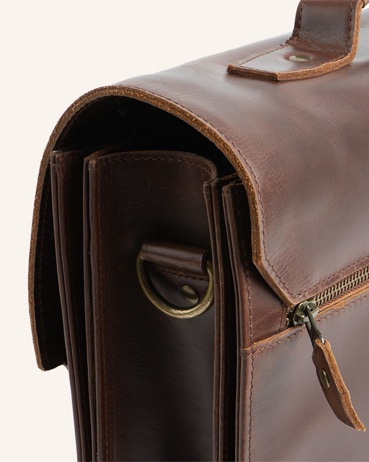 Aktentasche Notes - BROWN/Blue