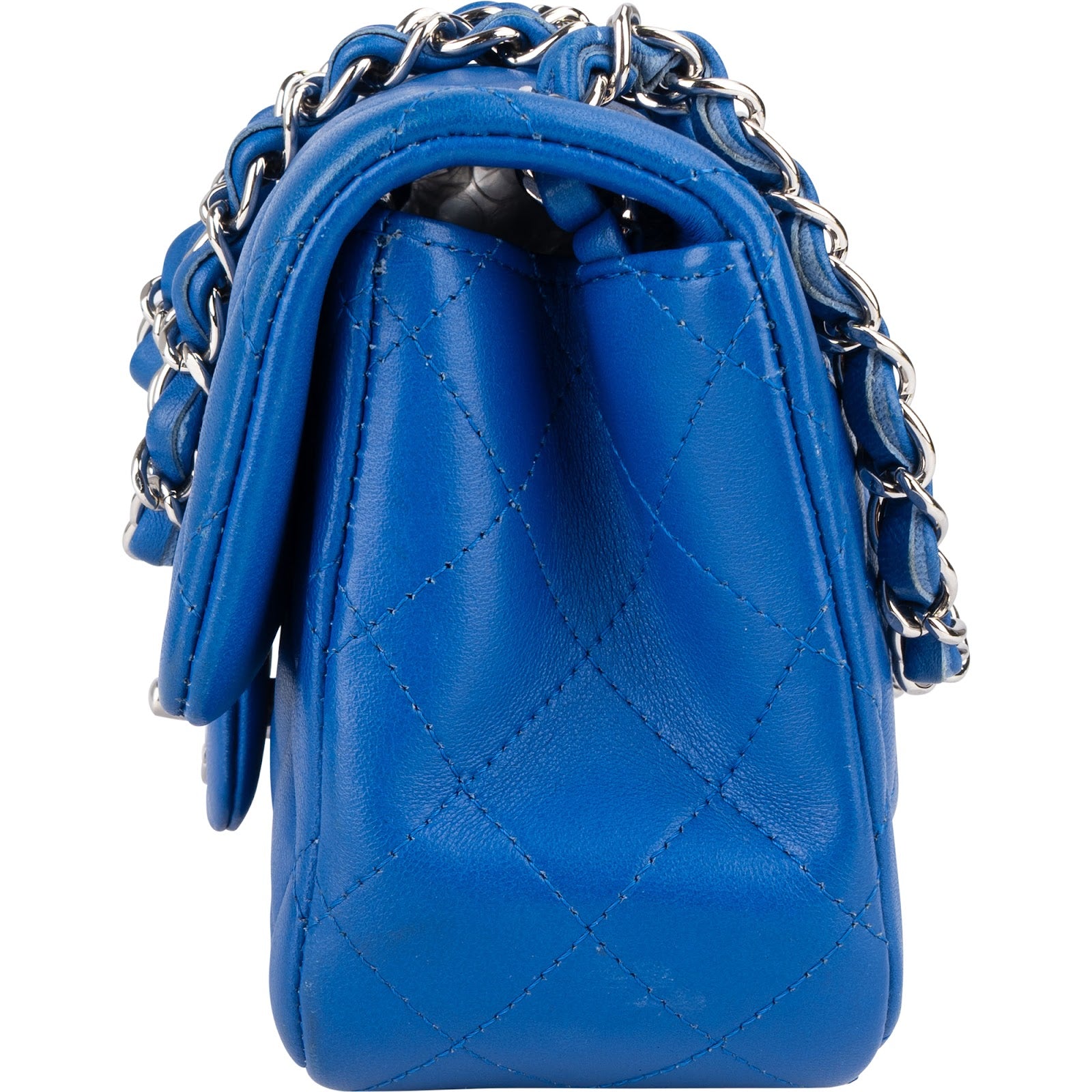 Chanel Quilted Lambskin Mini Single Flap Crossbody Bag