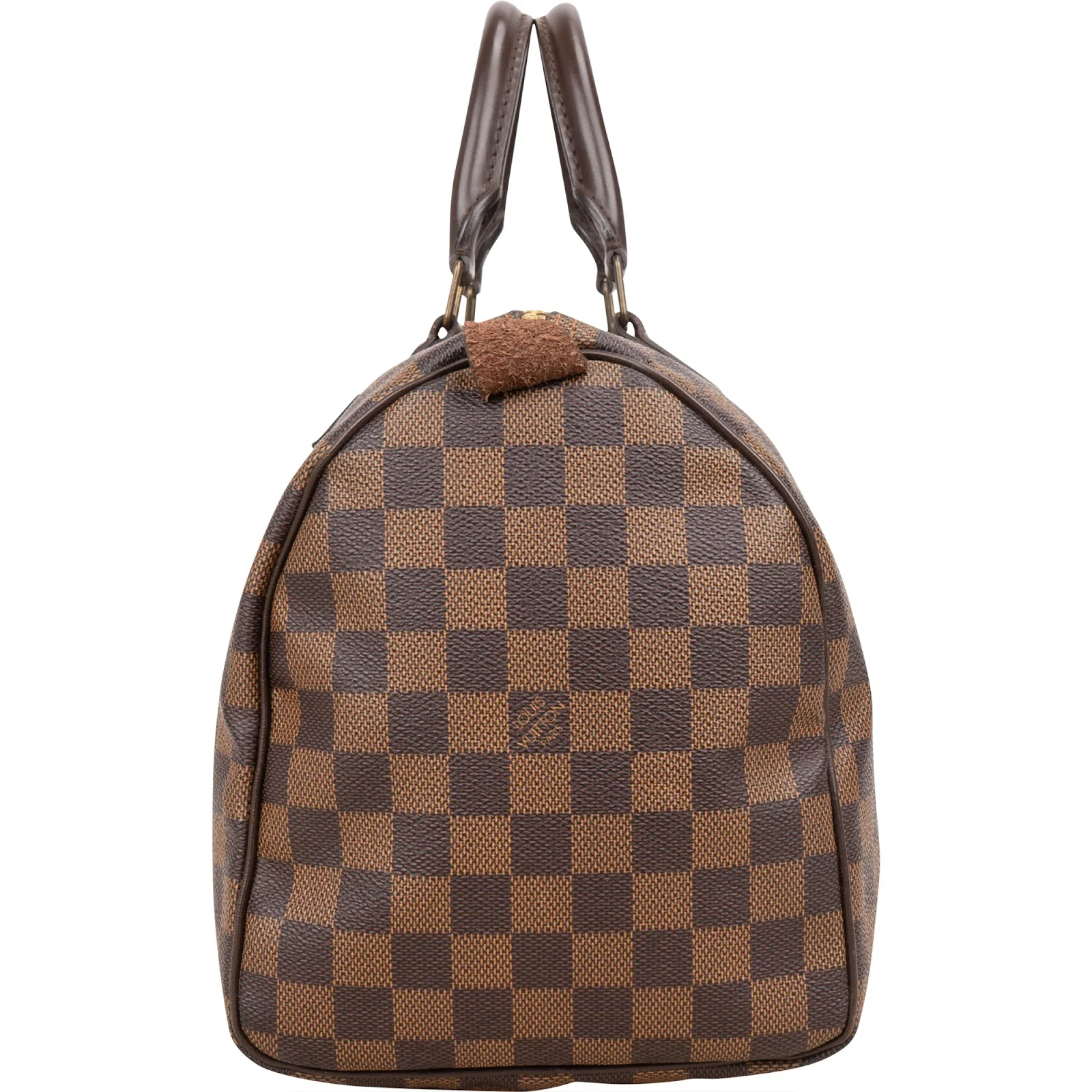 Louis Vuitton Monogram Damier Ebene Speedy 30 Boston Bag