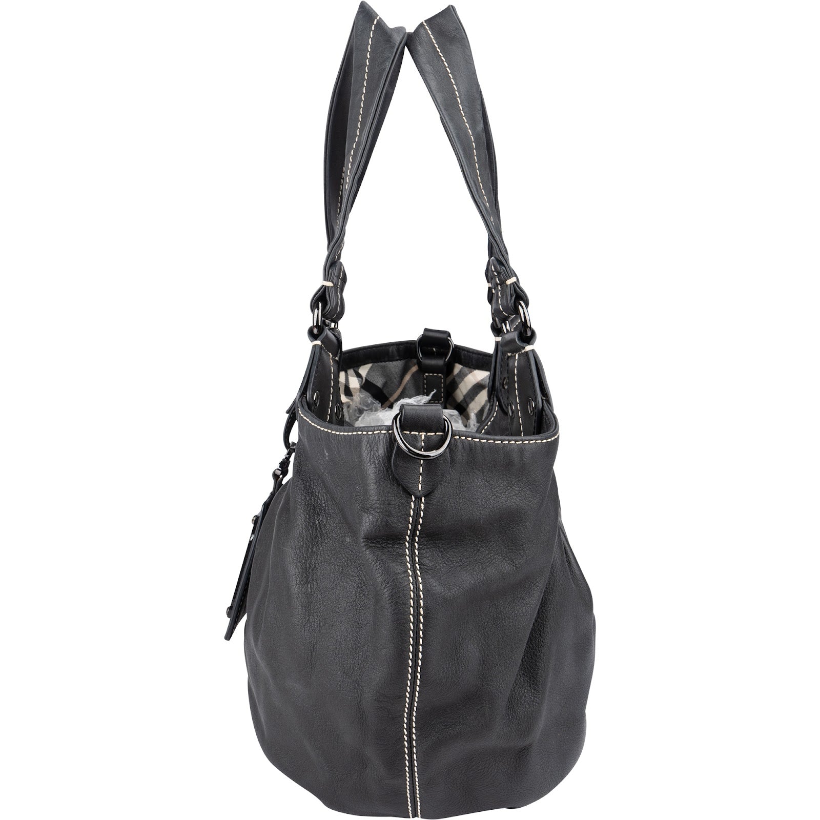 Burberry - Reversible Hobo Shoulder Bag