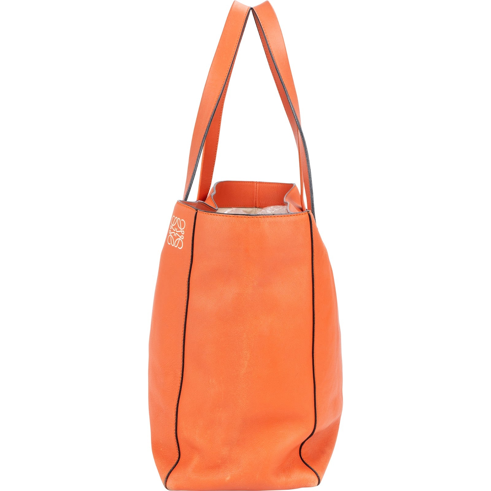 Duża torba na ramię Loewe Leather Anagram