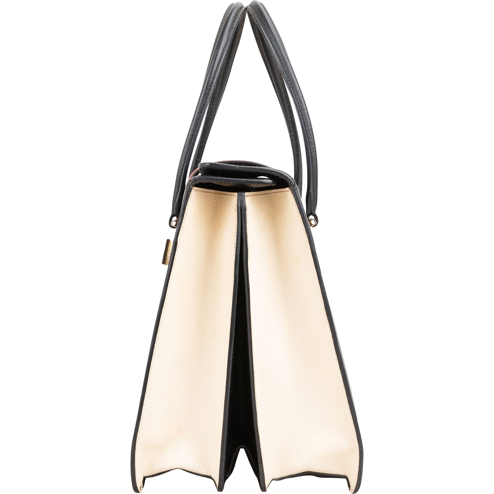 Prada – Bicolor Top Handle Handtasche