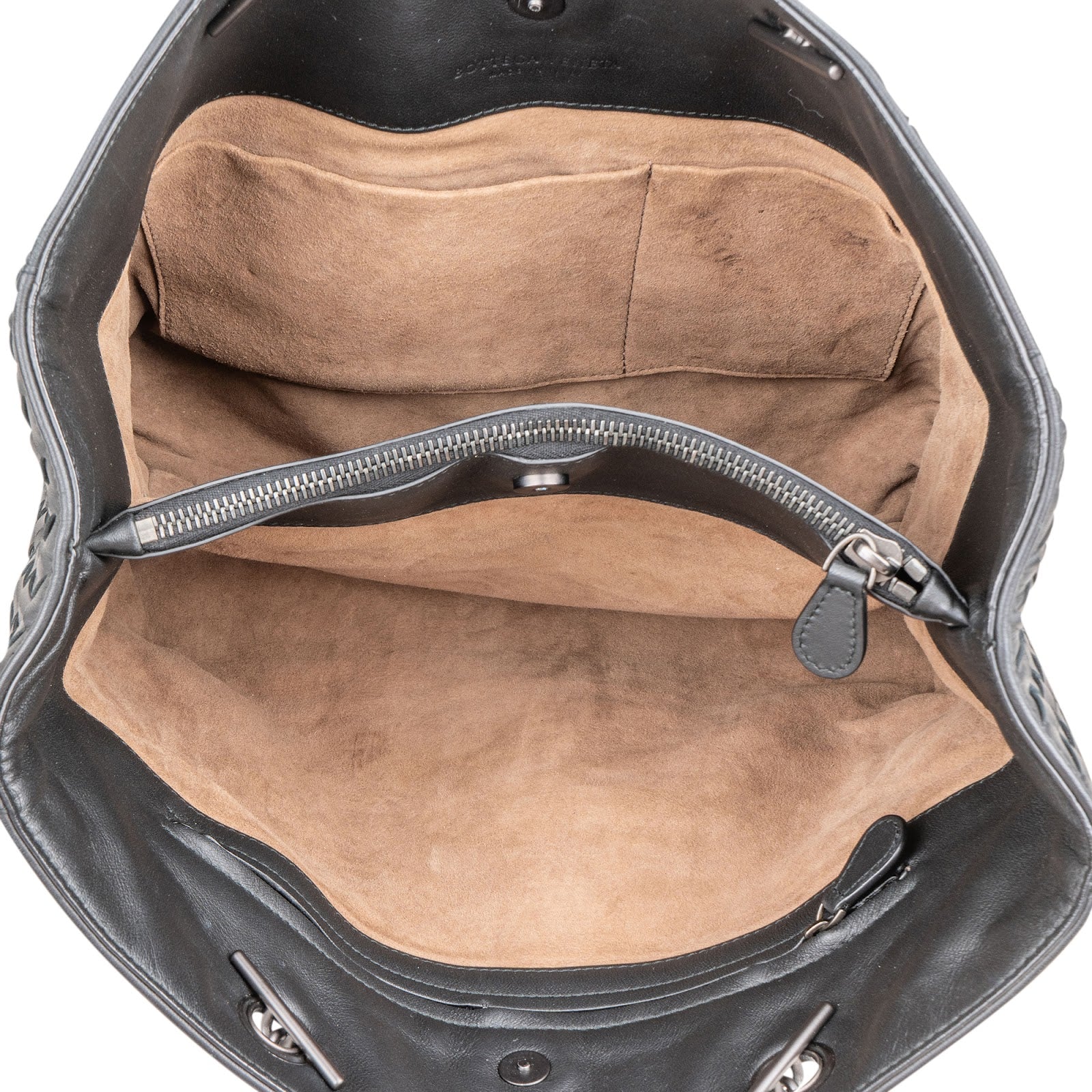 Sac à bandoulière à chaîne en cuir nappa Intrecciato de Bottega Veneta