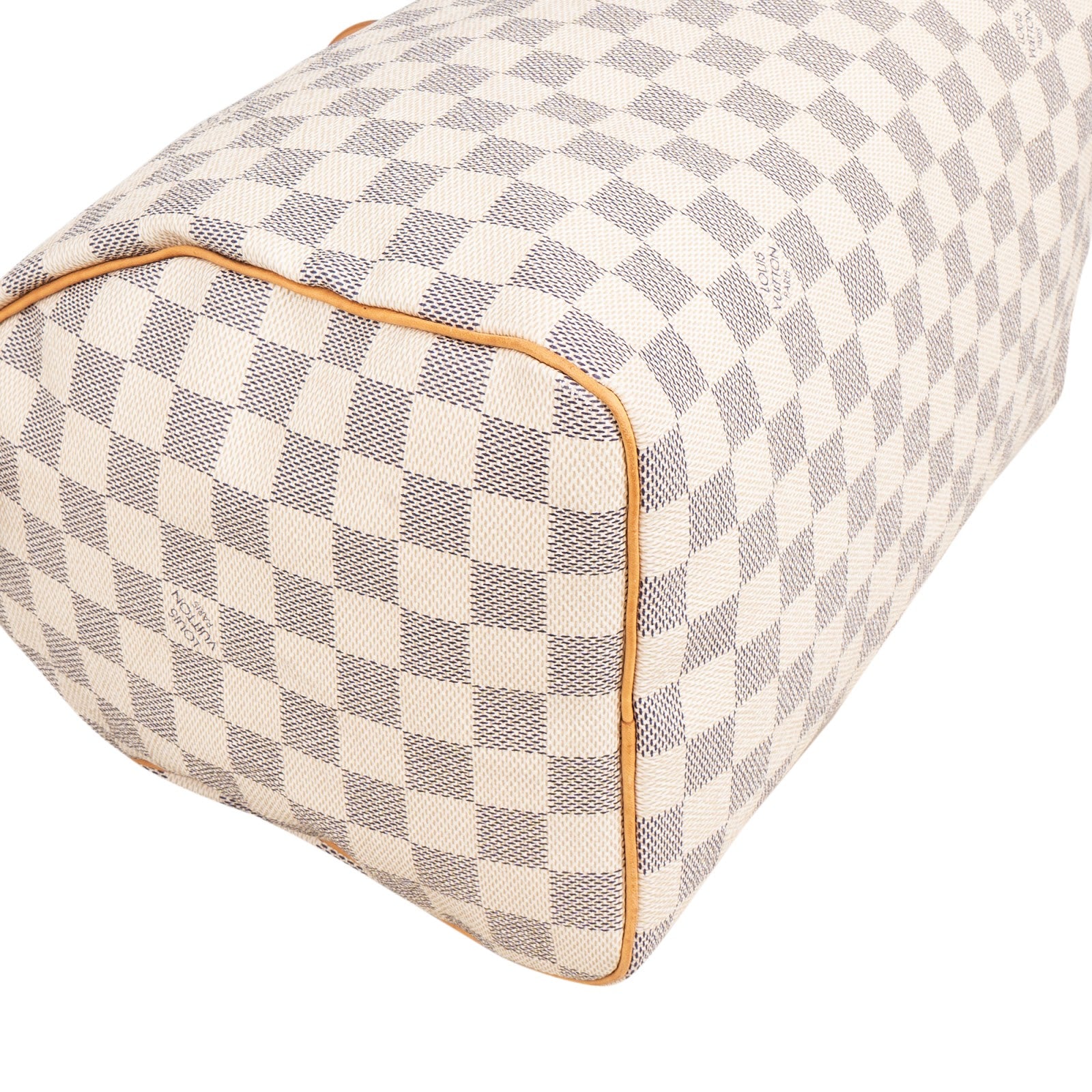 Louis Vuitton Monogram Damier Azur Speedy 30 Boston Bag