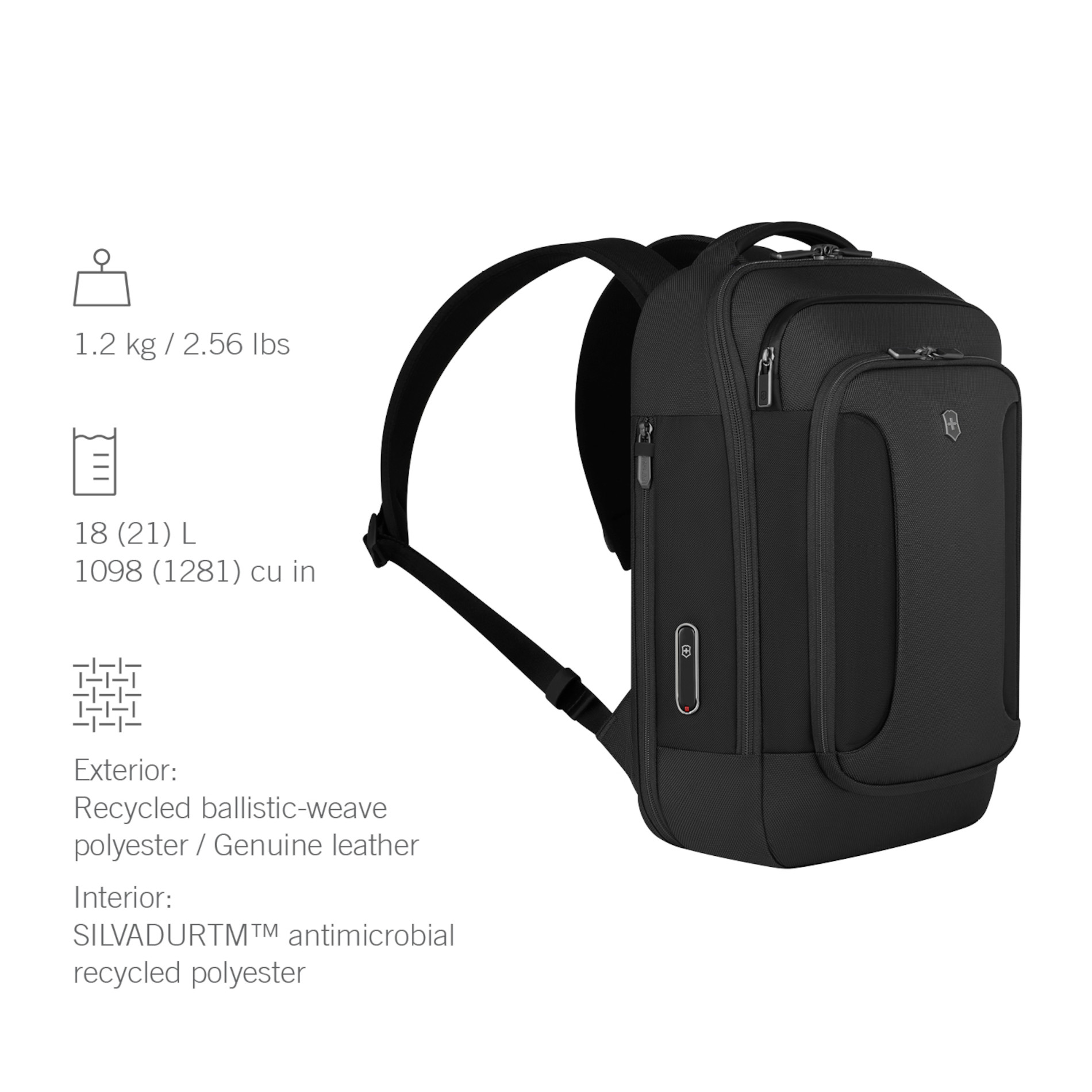 Werks Traveler 7.0 Compact Backpack - Black