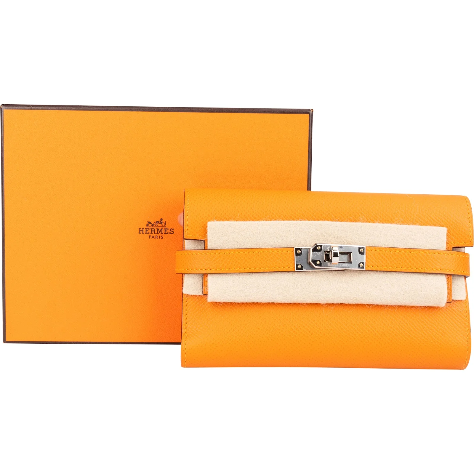 Hermès Epsom Leather Kelly Compact Wallet