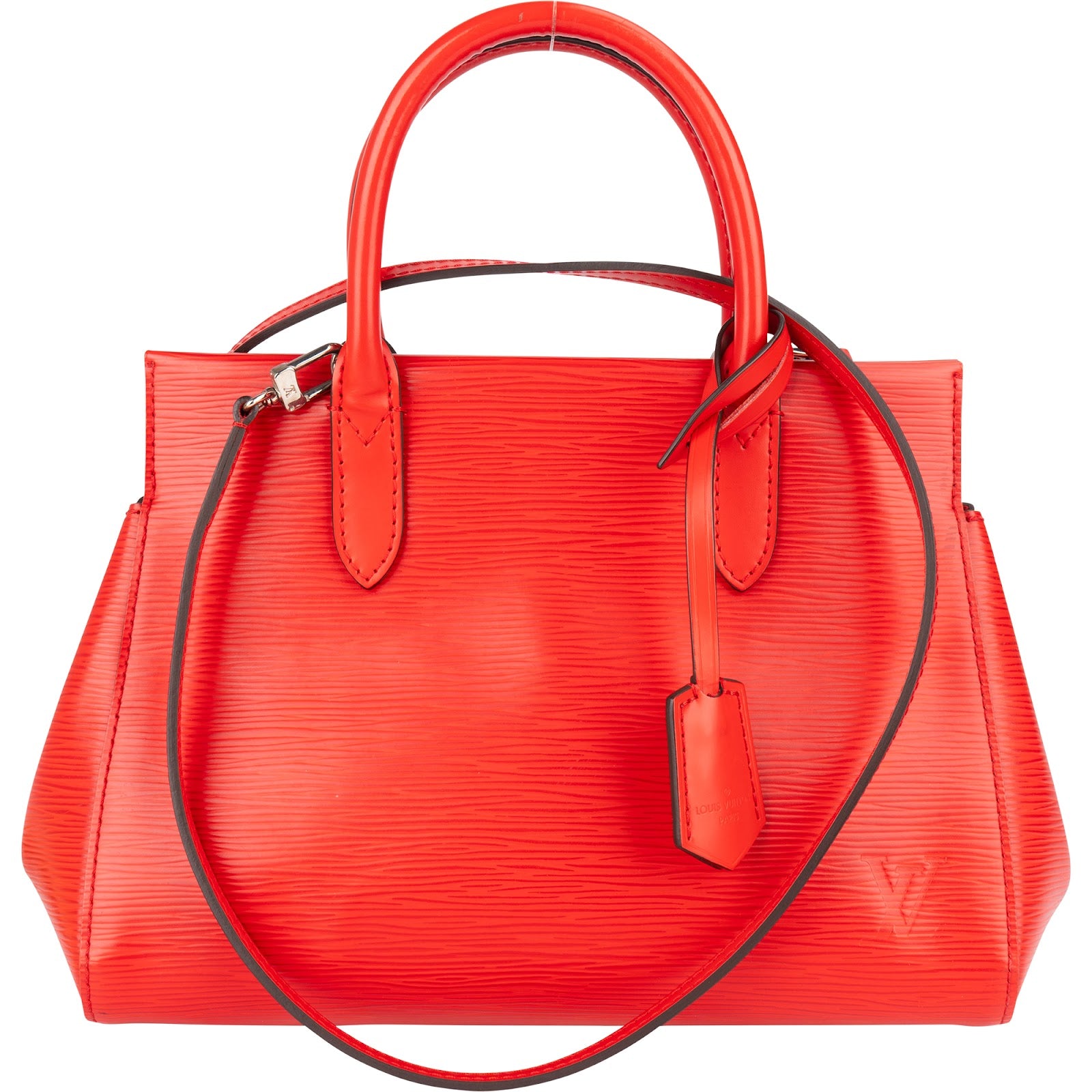 Louis Vuitton Red Epi Leather Marly MM Handbag