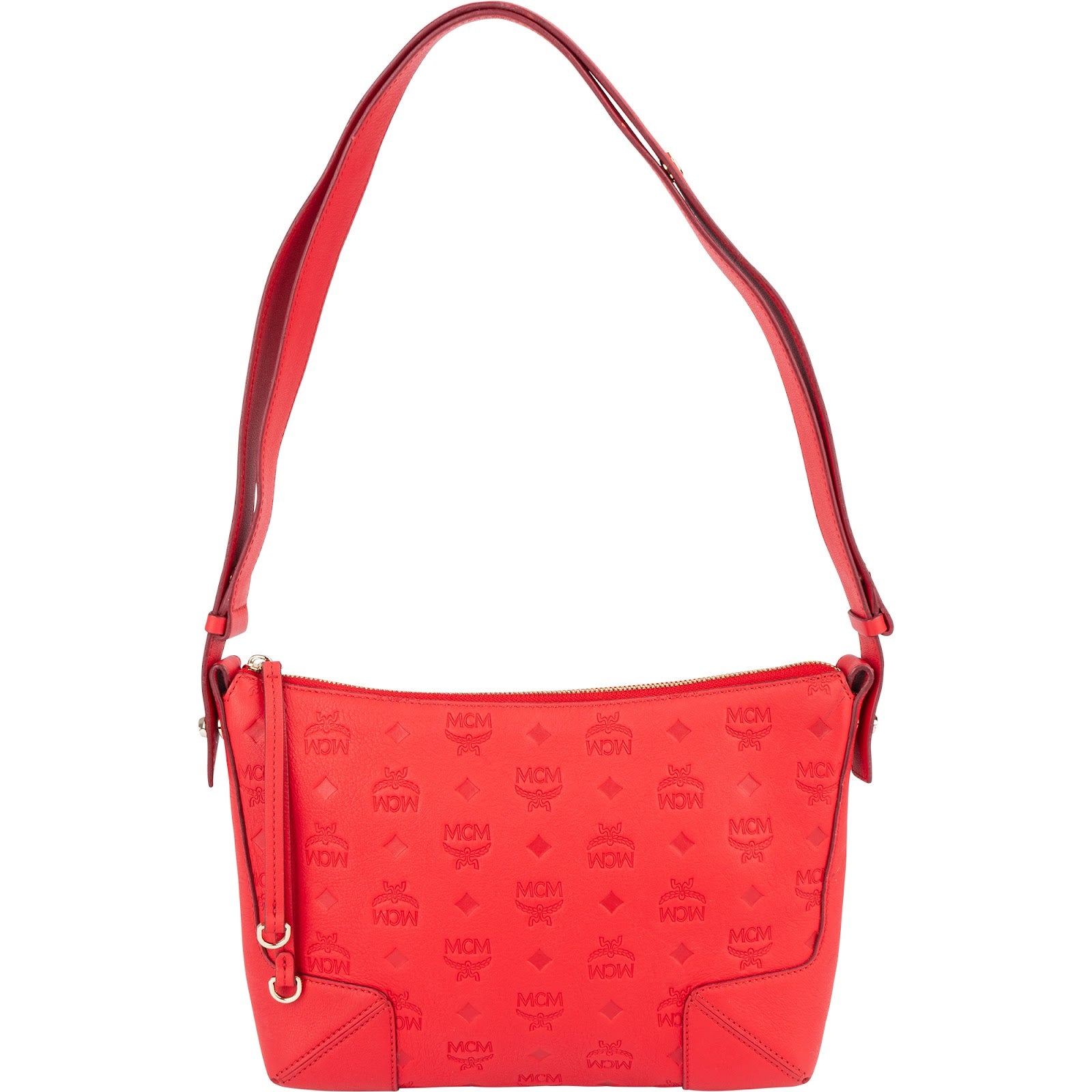 Sac à bandoulière MCM Visetos à motif monogramme en relief