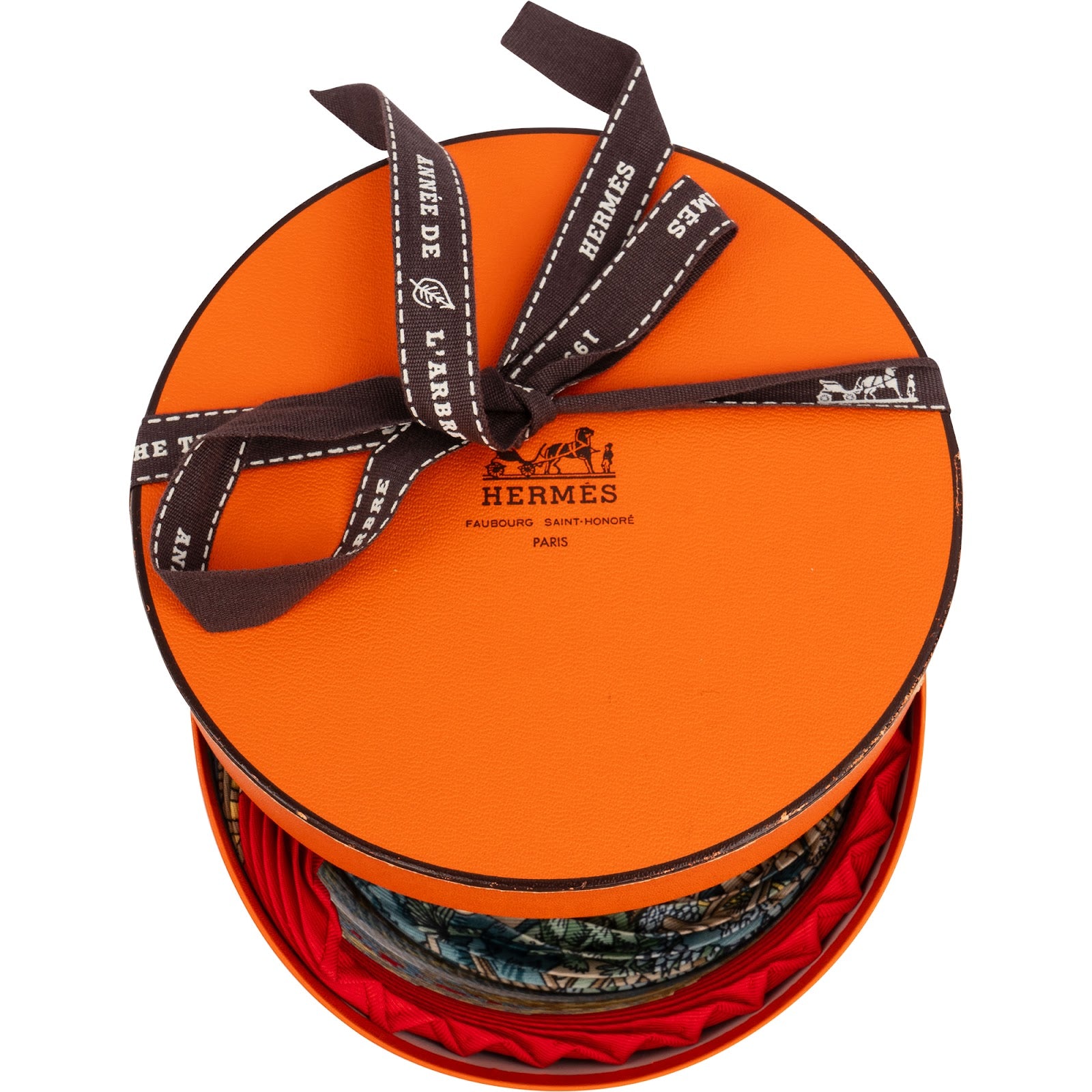 Hermès - L'Atlantide Plisse Silk Scarf
