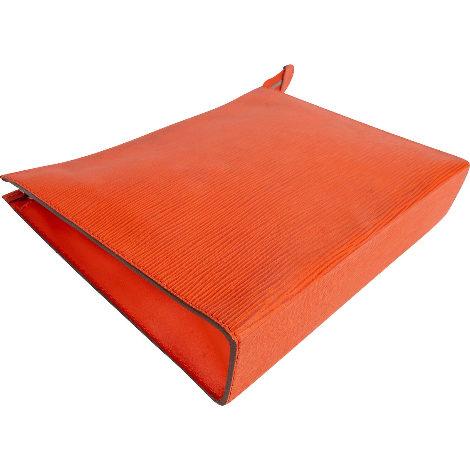Louis Vuitton Orange Epi Leather Kulturbeutel