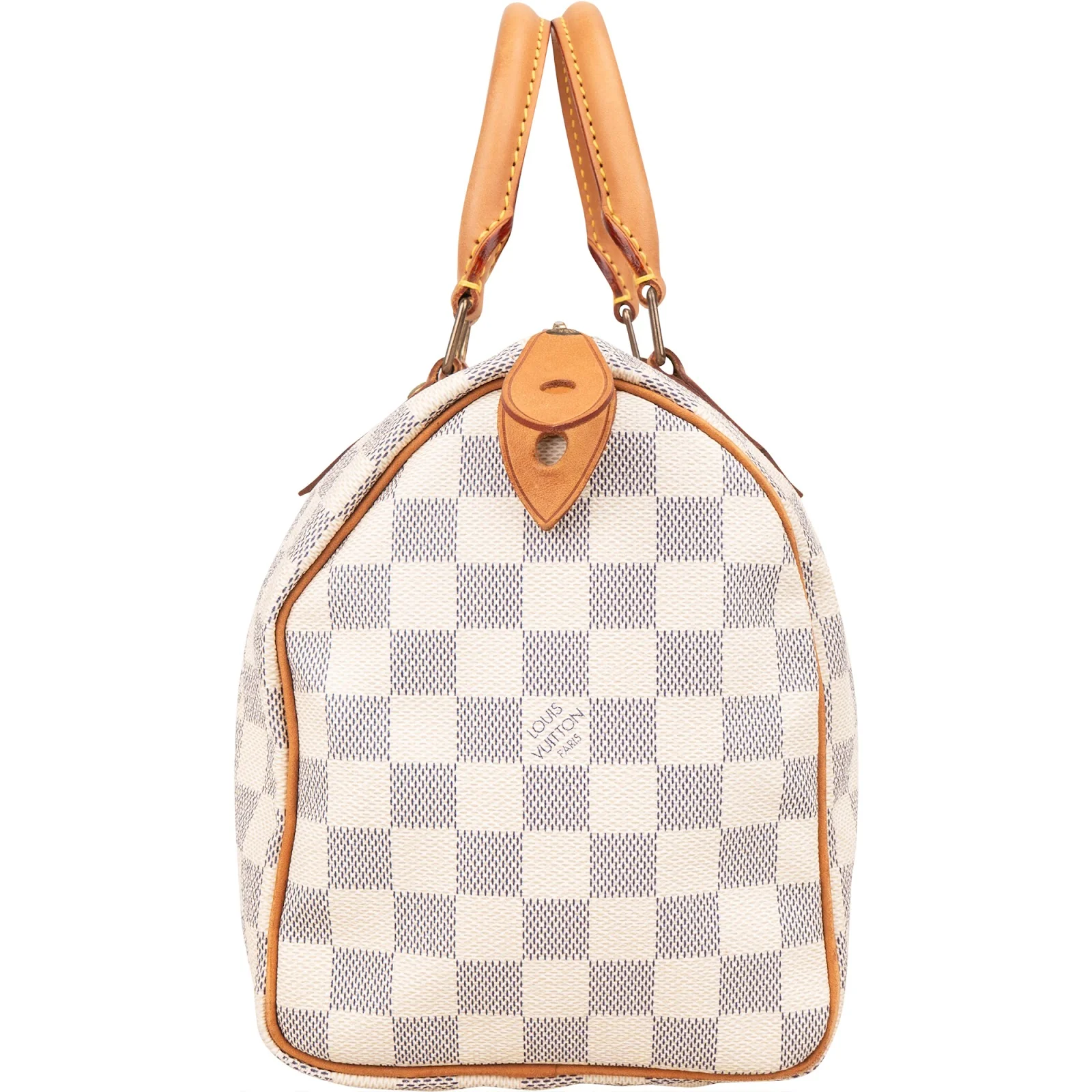 Louis Vuitton Monogram Damier Azur Canvas Speedy 25 Boston Bag