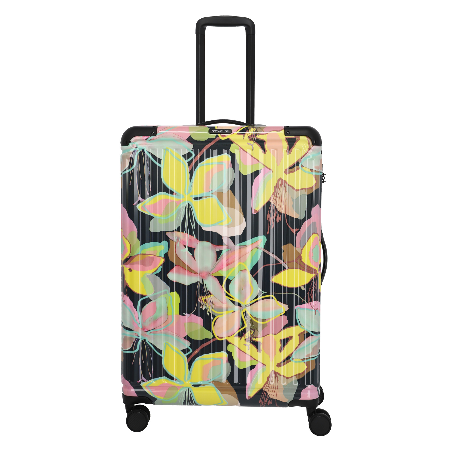 CRUISE Trolley L (77 cm) mit 4 Rollen - Gelbe Orchidee