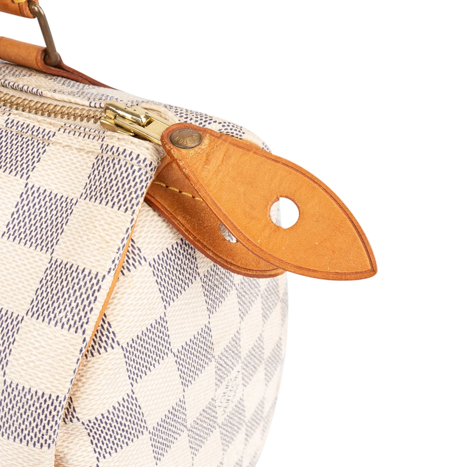 Louis Vuitton Damier Azur Monogram Speedy 25 Boston Bag