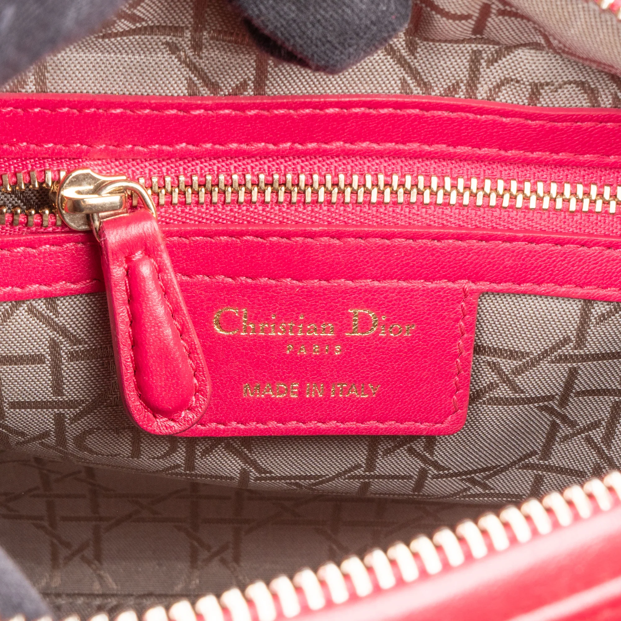 Christian Dior Quilted Leather Lady Dior Handbag