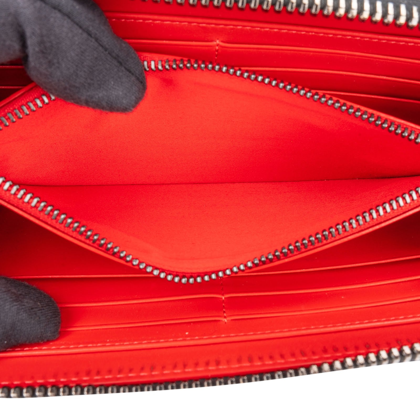 Christian Louboutin Panettone Spikes Zip Around Wallet