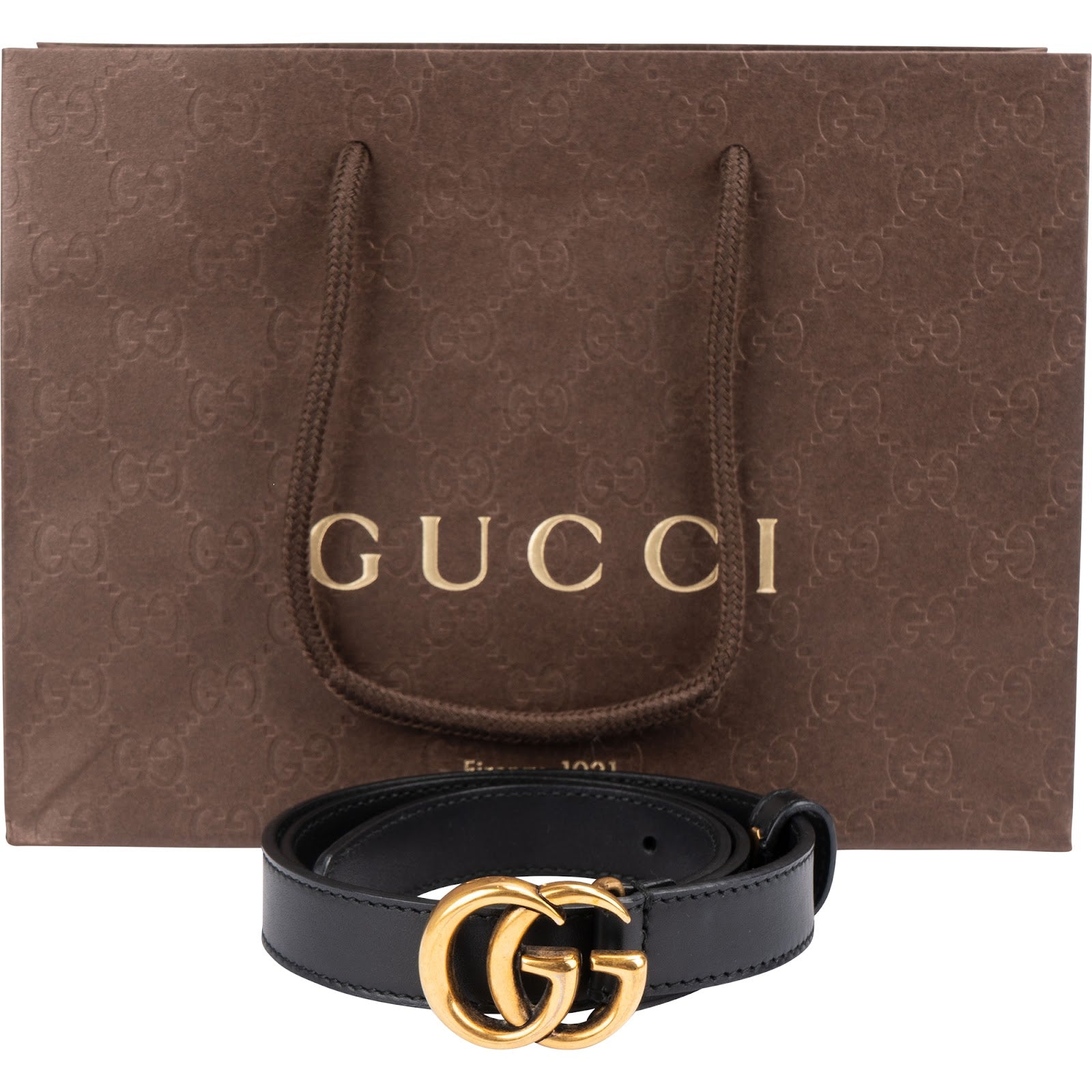 GUCCI - GG Marmont Thin Belt (65/26) riem