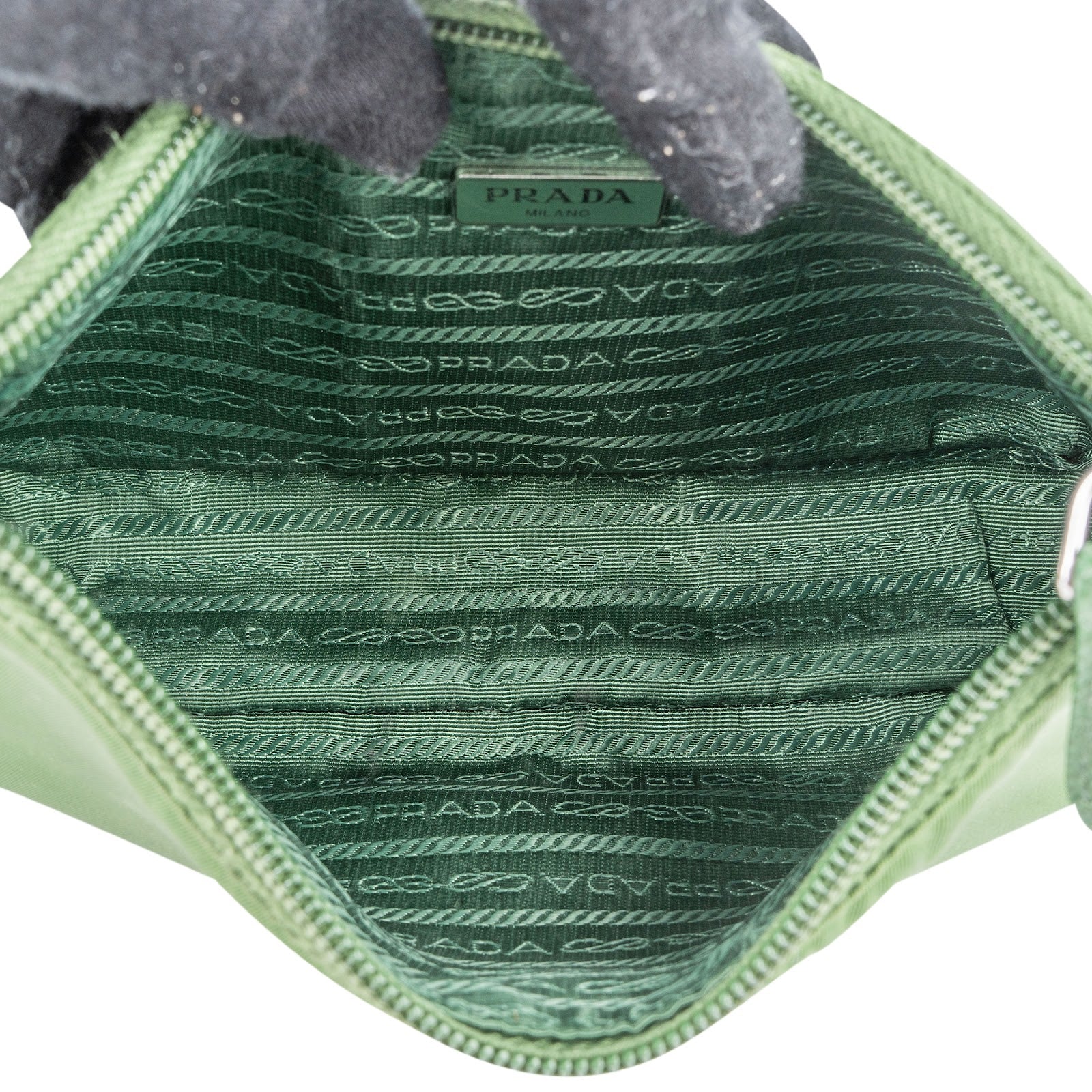 Prada Green Nylon Re-Edition 2000 Handbag