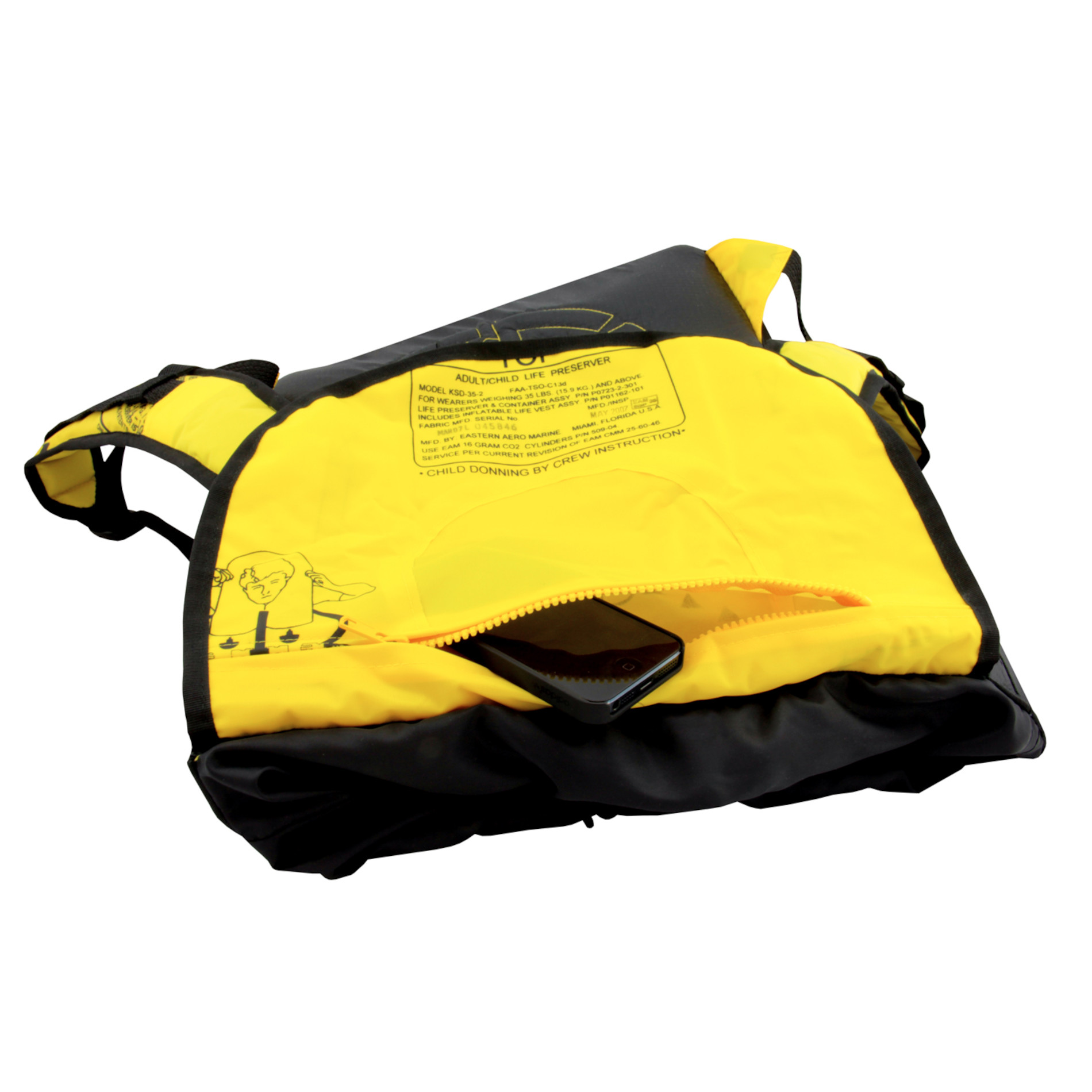 Cargo Backpack - gelb