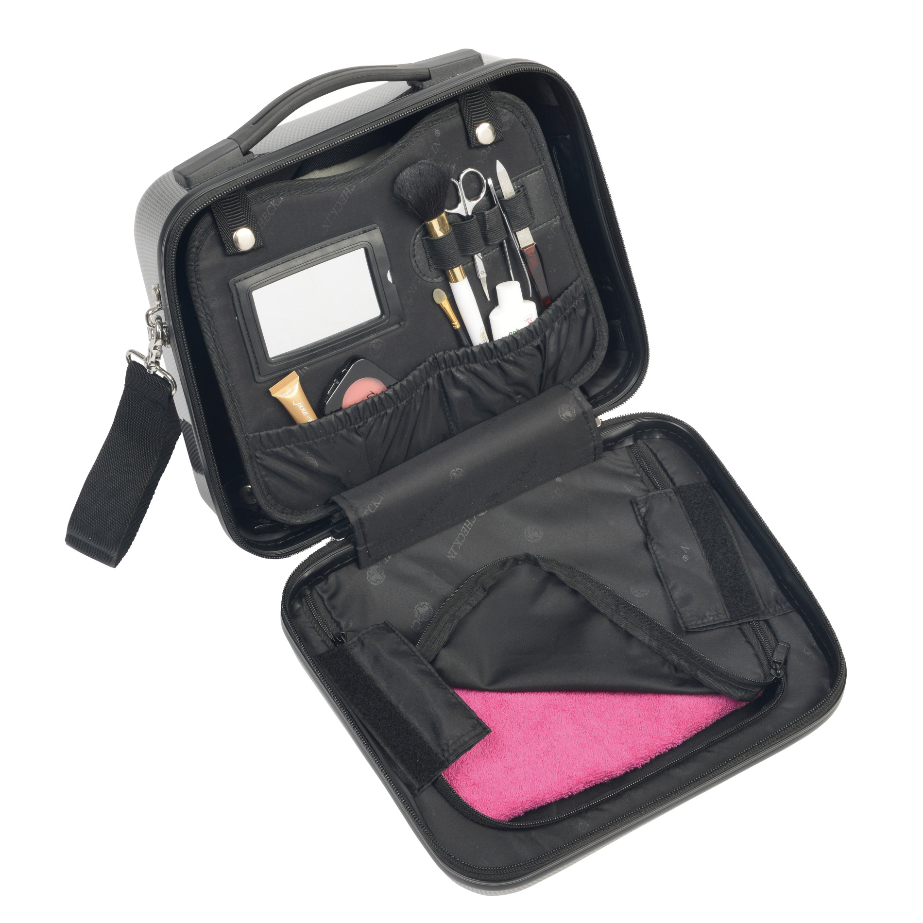 Beautycase LONDON 2.0 - carbon silber