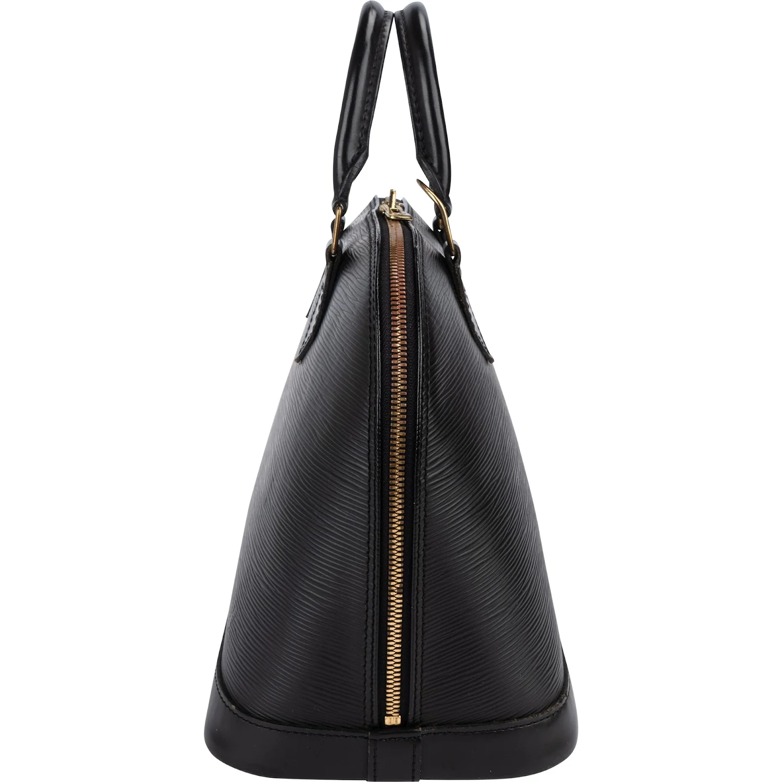 Louis Vuitton Noir Epi Leather Alma PM Handbag