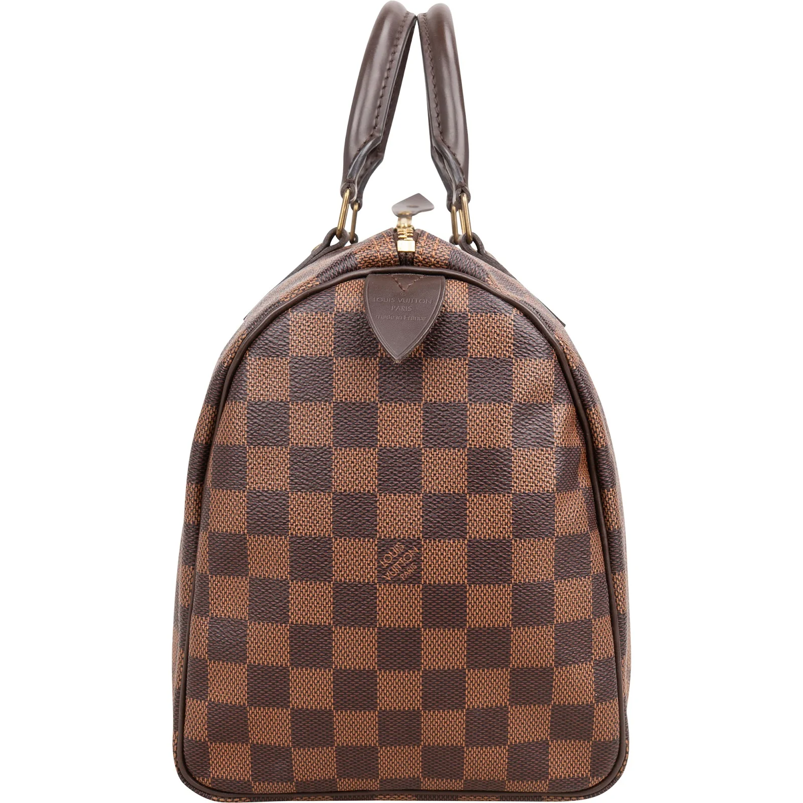 Louis Vuitton Monogram Damier Ebene Canvas Speedy 30 Boston Bag