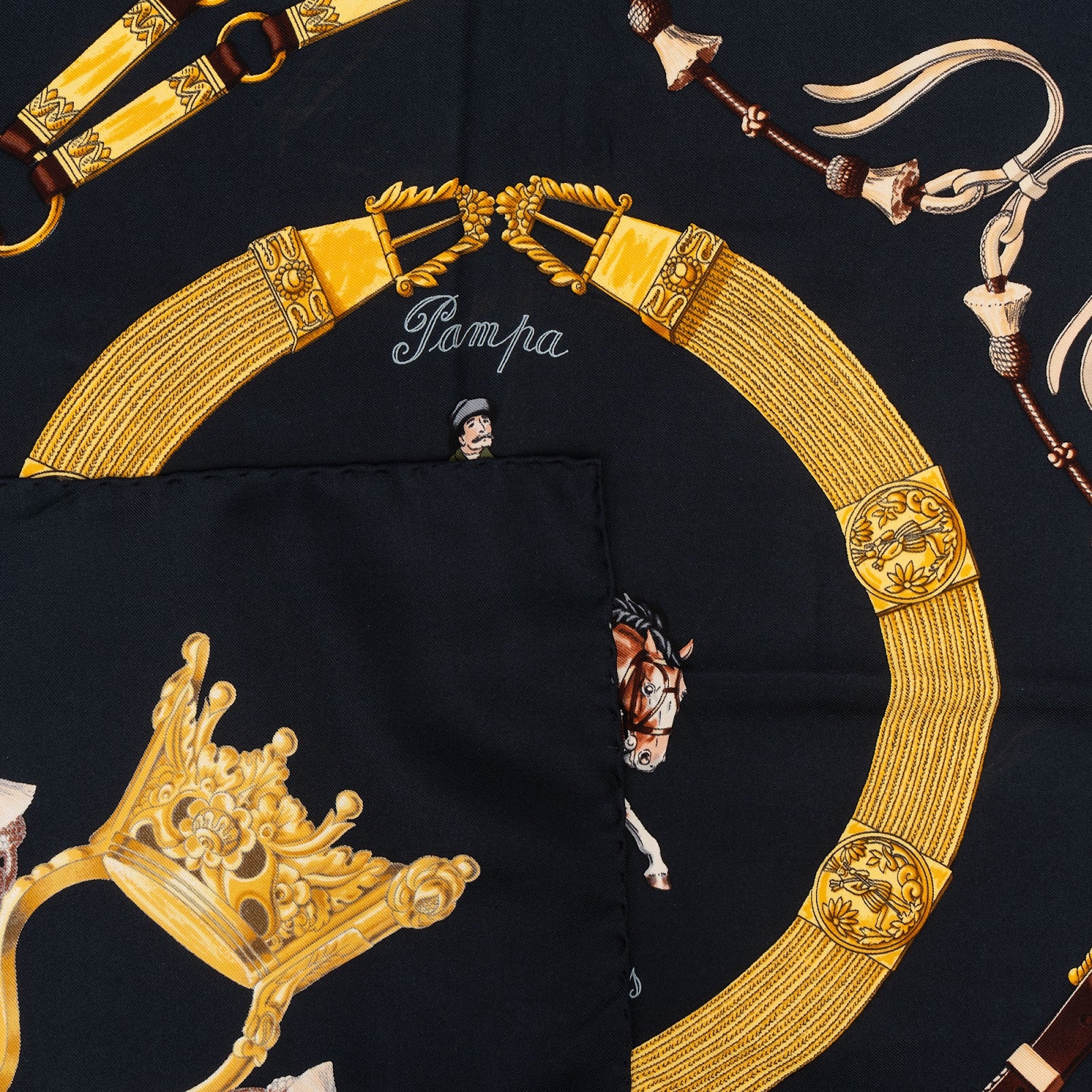Hermès Pampa Carré Silk 90 Tuch