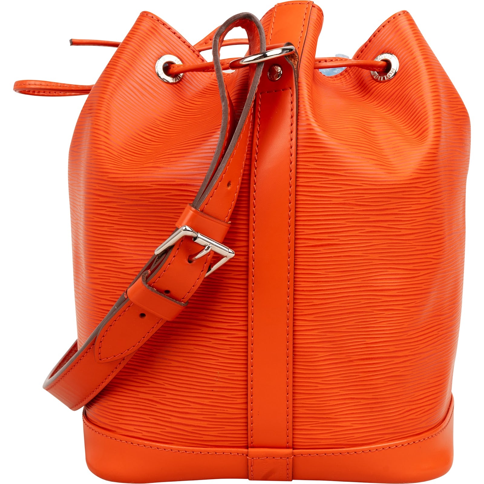 Louis Vuitton Orange Epi Leather NM Sac Noé Petit Shoulder Bag
