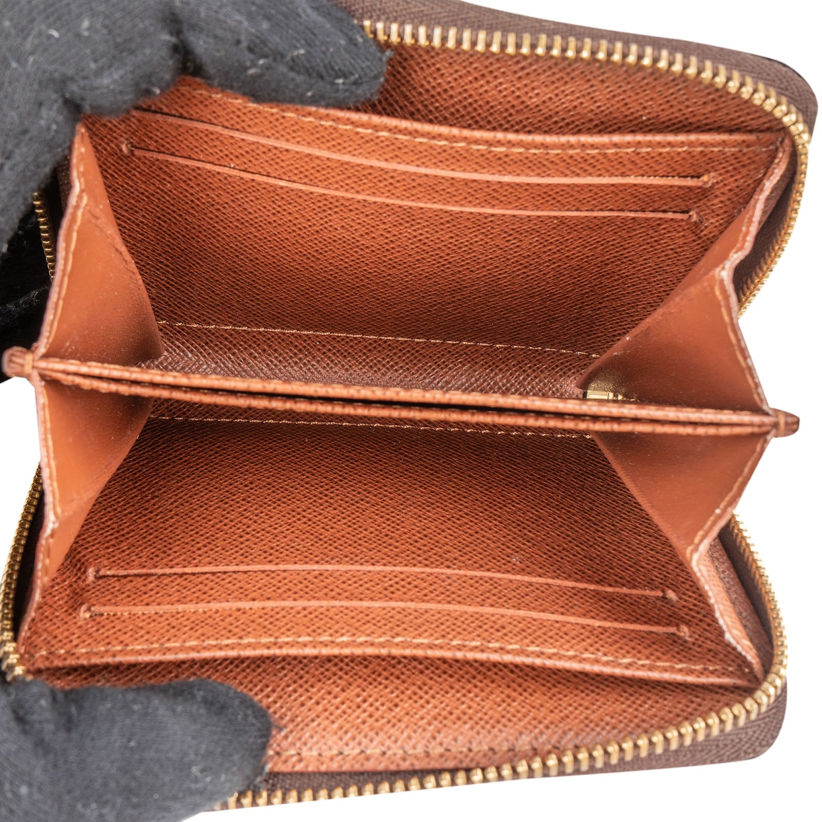 Louis Vuitton Monogram Canvas Zippy Coin Purse Wallet