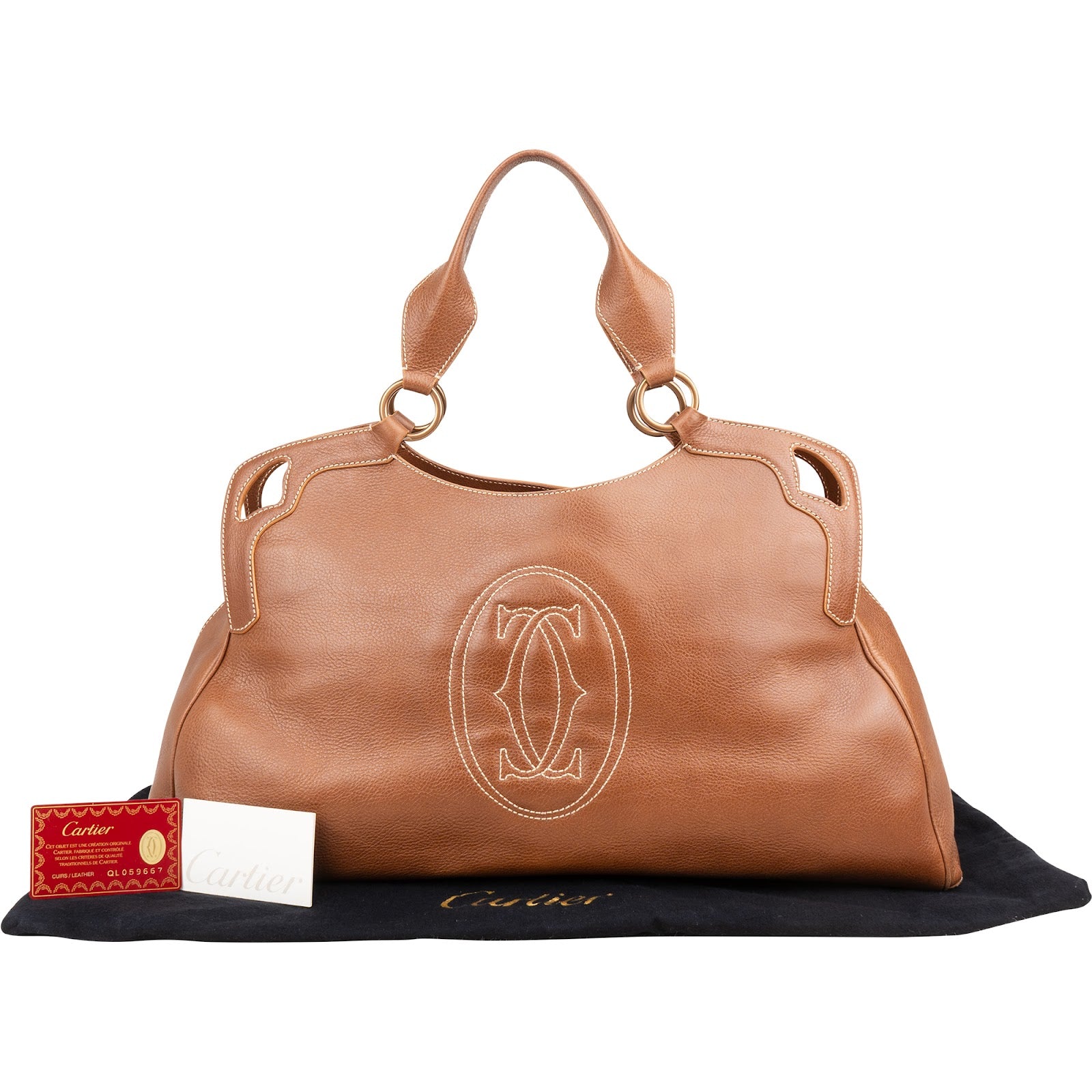 Cartier Classic Marcello Leather Handbag
