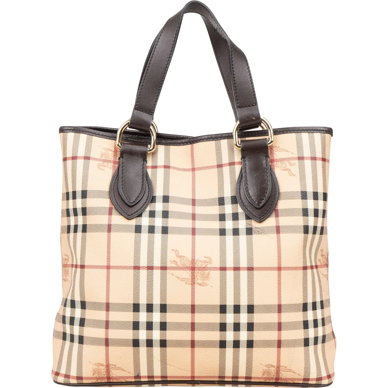 Burberry Nova Check Tote Handbag