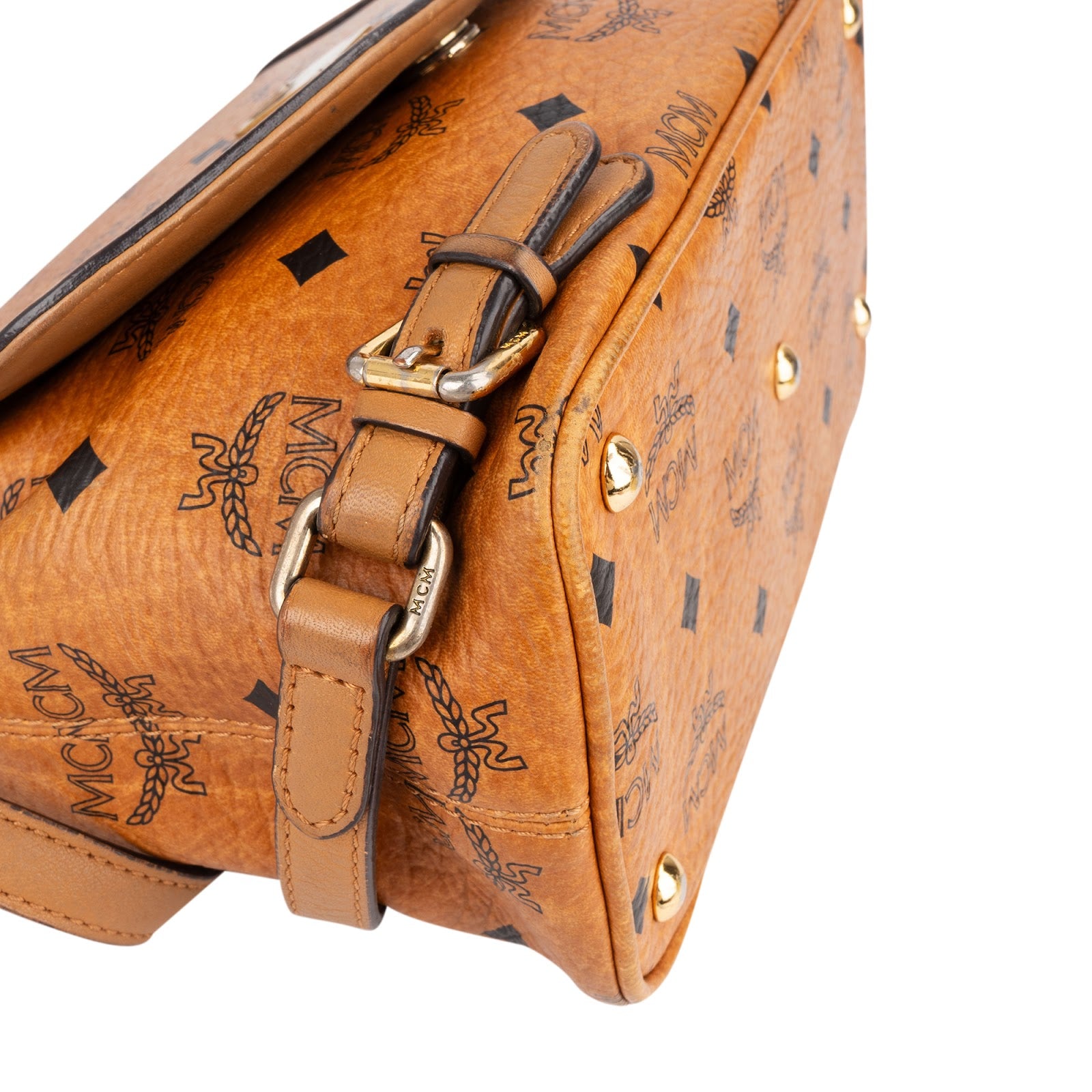 Sac à bandoulière MCM Monogram Visetos Saddle