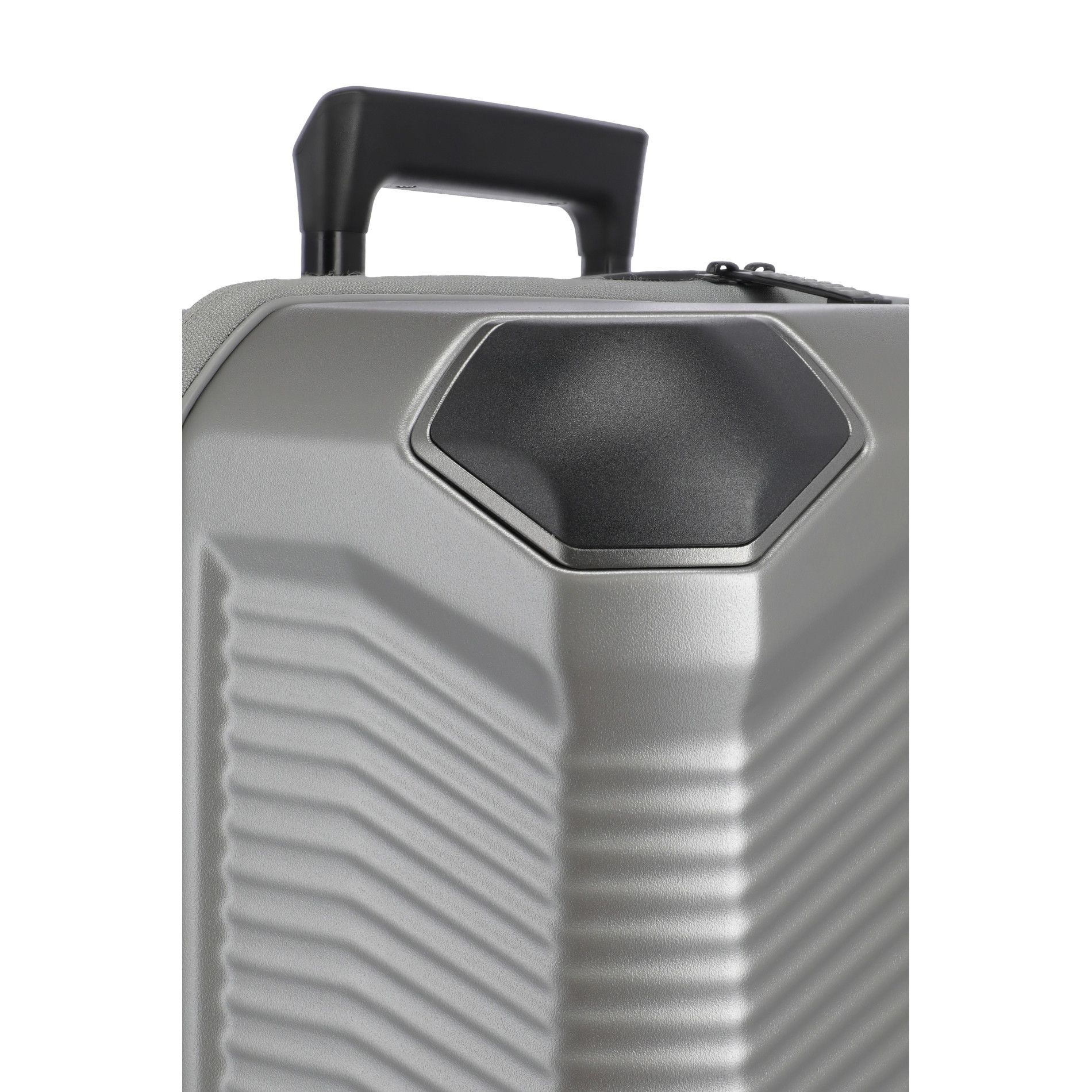 MILLENNIUM Handgepäck S (55cm) mit Vortasche - Silver