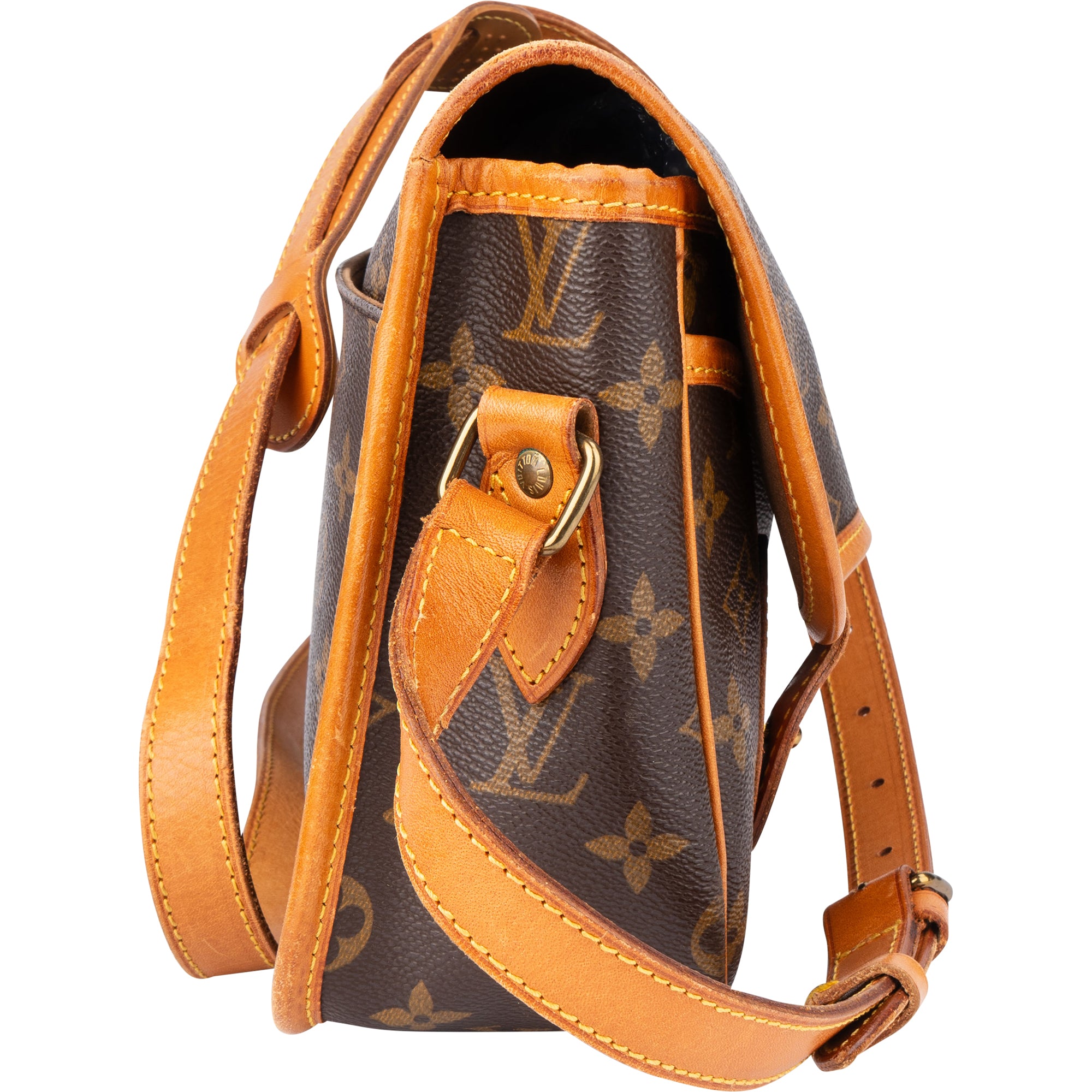 Louis Vuitton Canvas Monogram Gibeciere MM Crossbody Bag