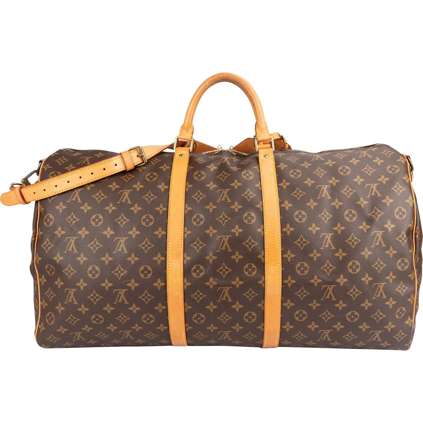 Louis Vuitton Monogram Canvas Keepall 60 Bandoulière Reisetasche