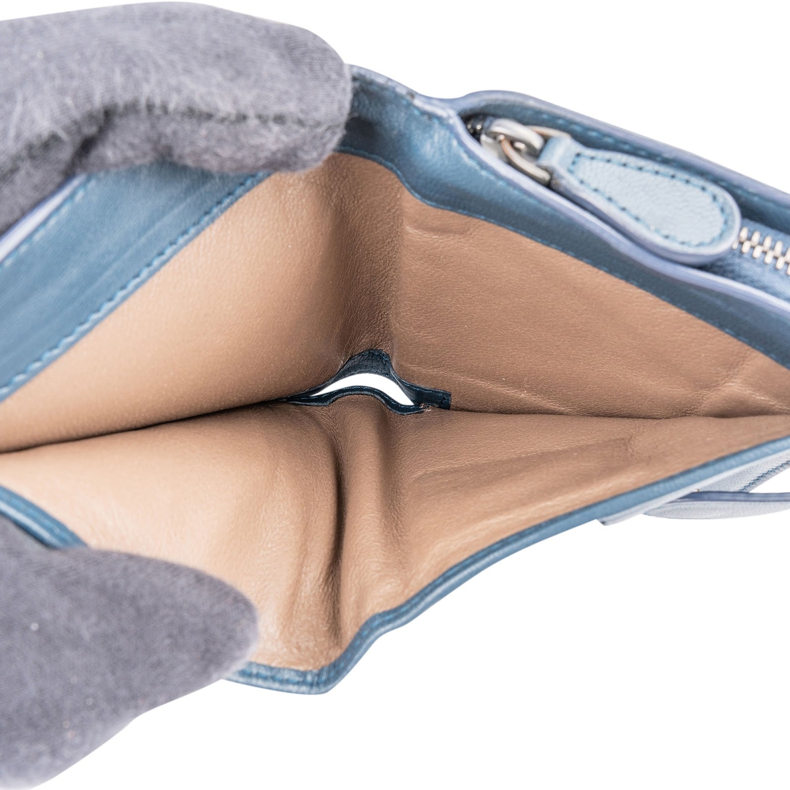Bottega Veneta - Portemonnee van gestikt Intrecciato-leer