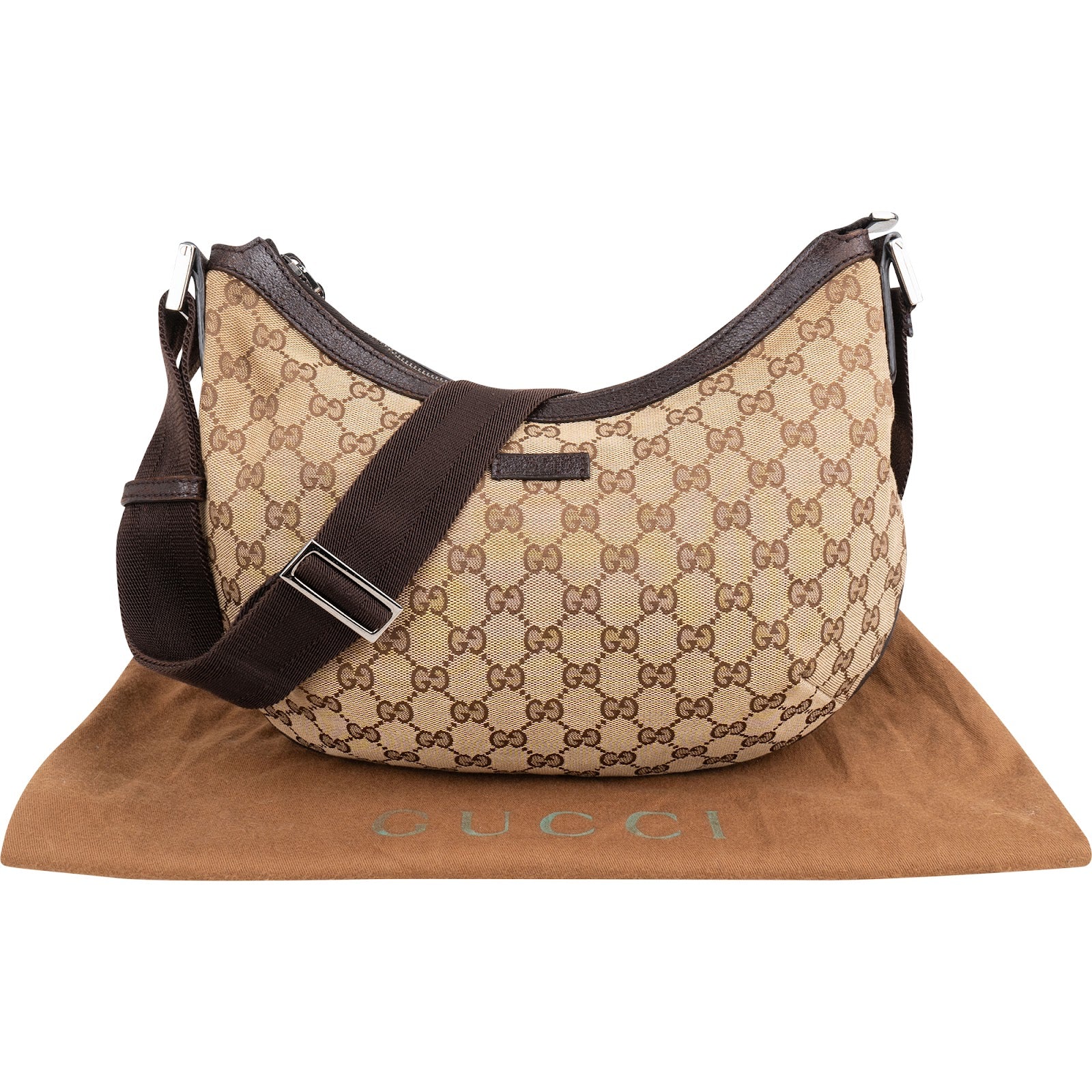 Gucci - GG Half Moon Messenger Bag
