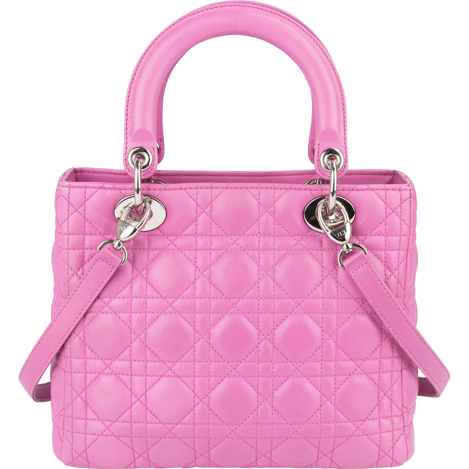 Christian Dior Quilted Leather Lady Dior Handbag