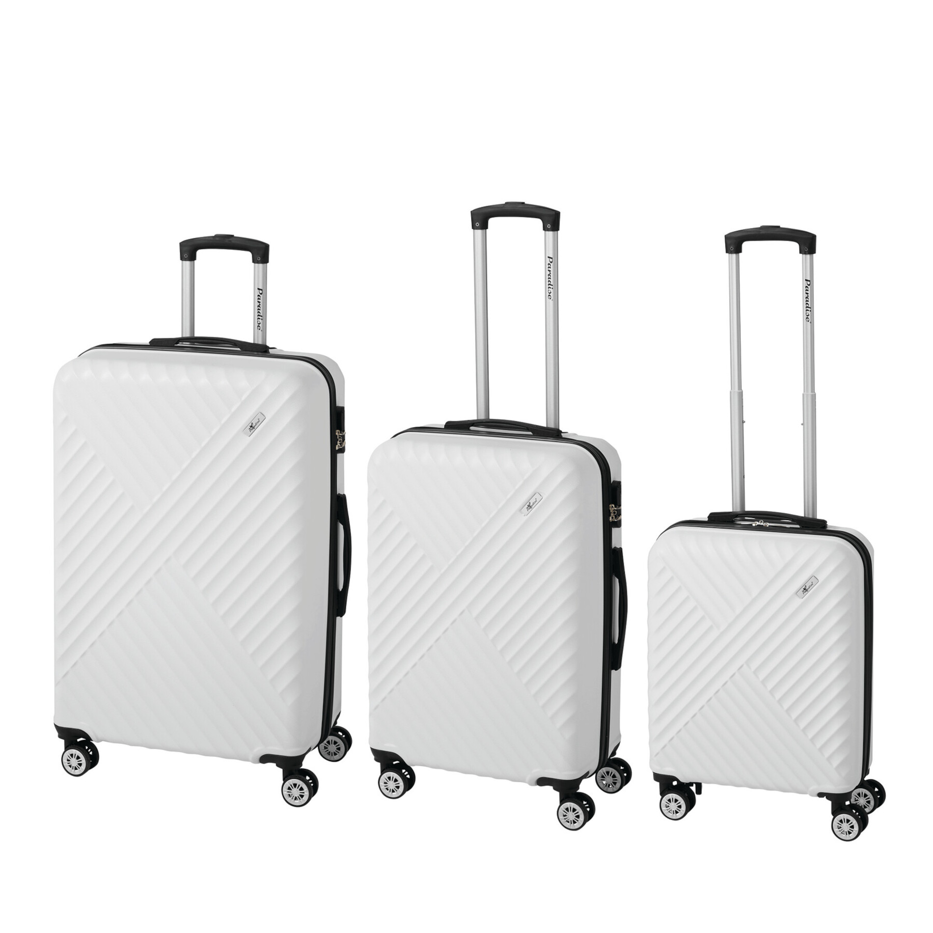 KINGSTON 3-tlg. Kofferset - weiß
