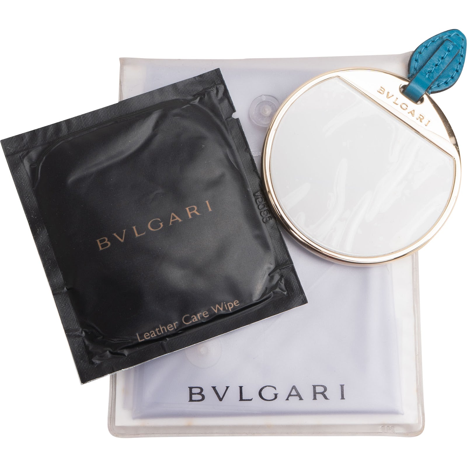 Bvlgari Blue Leather Serpenti Forever Shoulder Bag