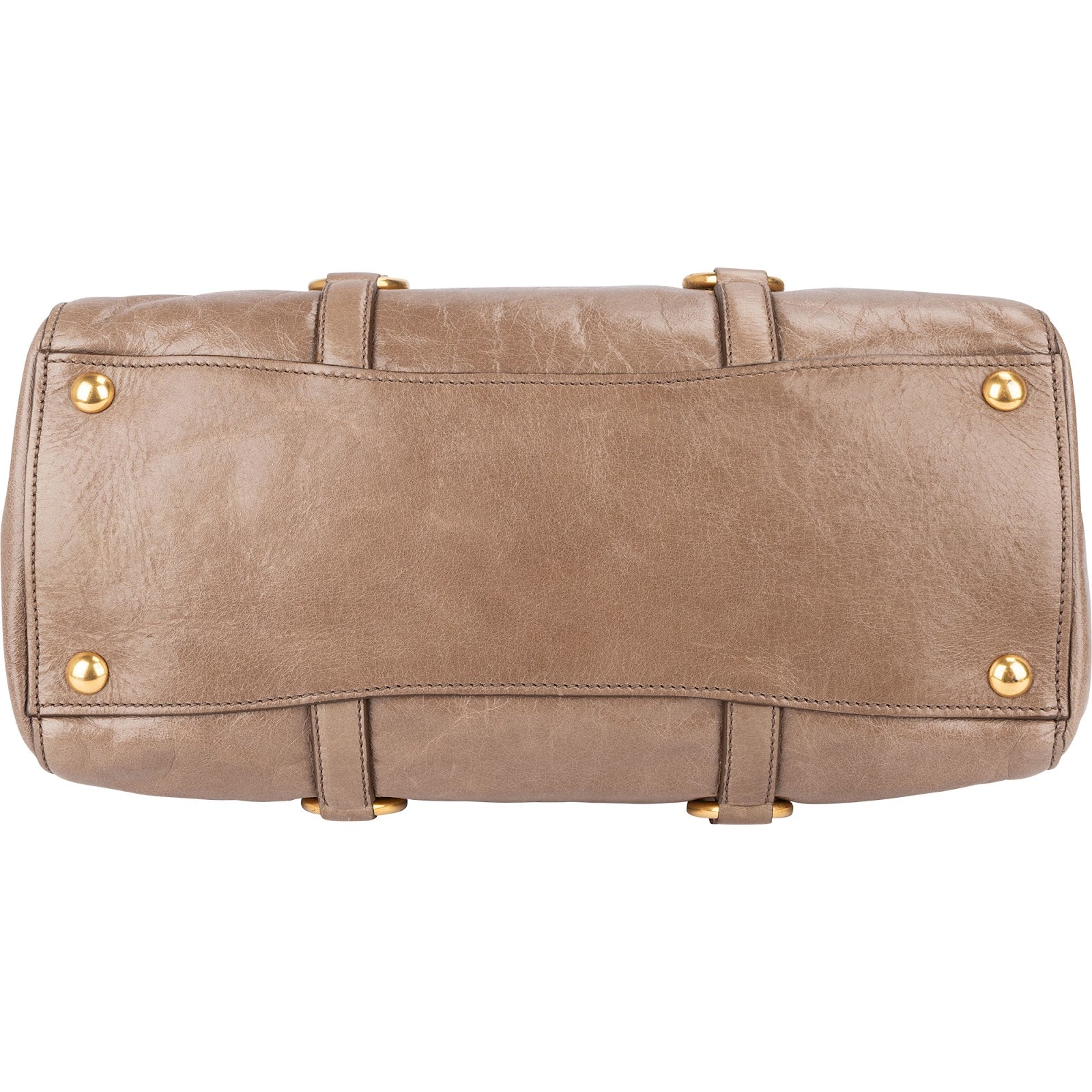 Sac cabas Miu Miu en cuir Vitello Lux