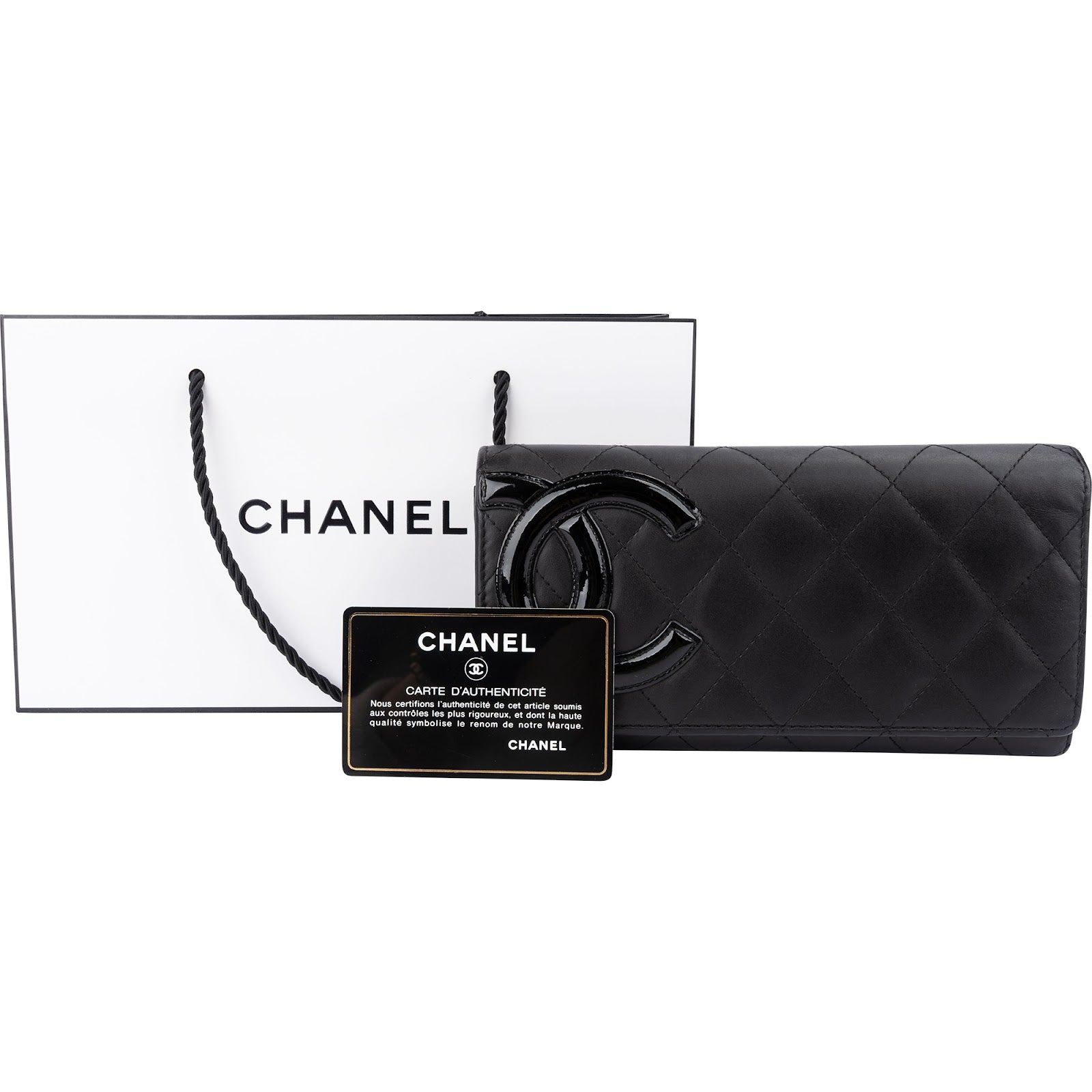 Chanel - Cambon Ligne Quilted Long Wallet