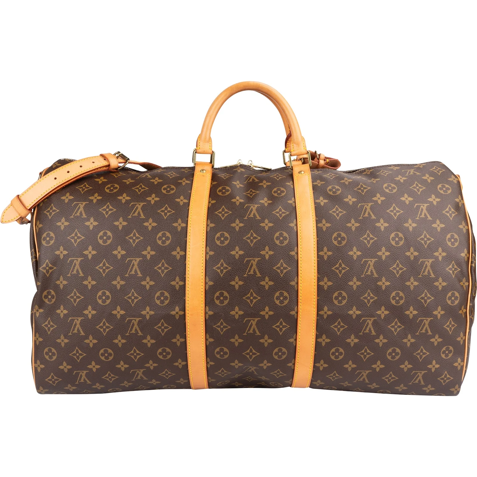 Louis Vuitton Monogram Canvas Keepall 60 Bandoulière Reisetasche