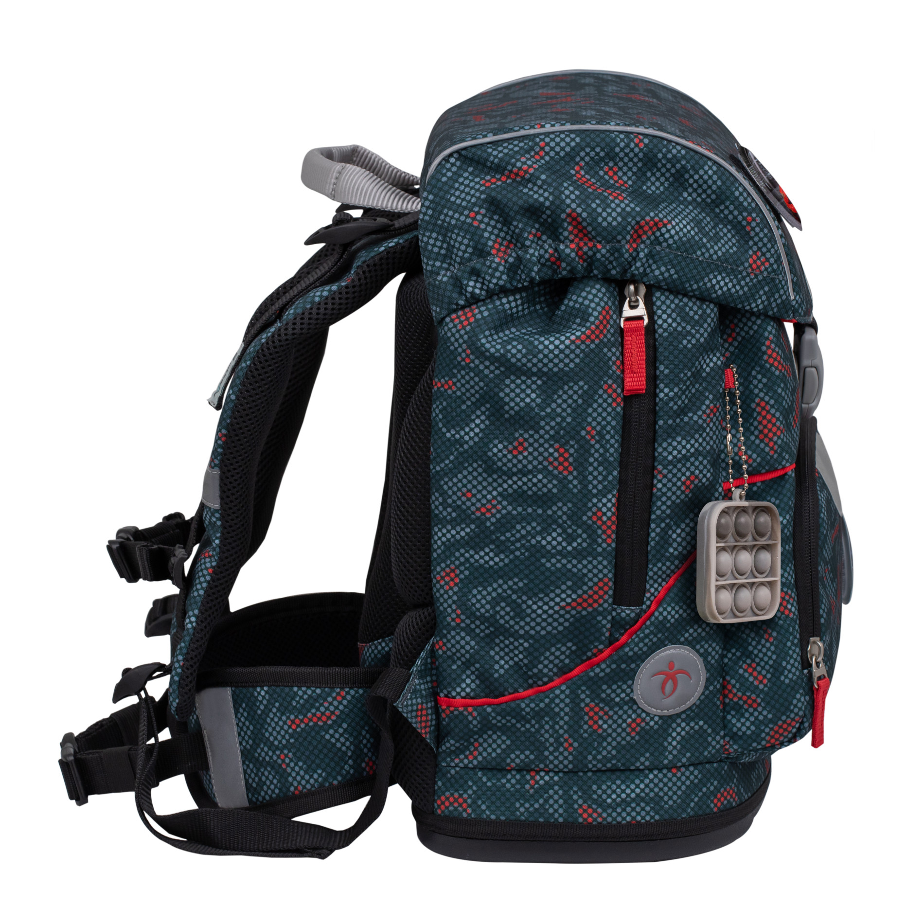 Motion ergonomisches Schulranzenset 5tlg. - "Red Dots"