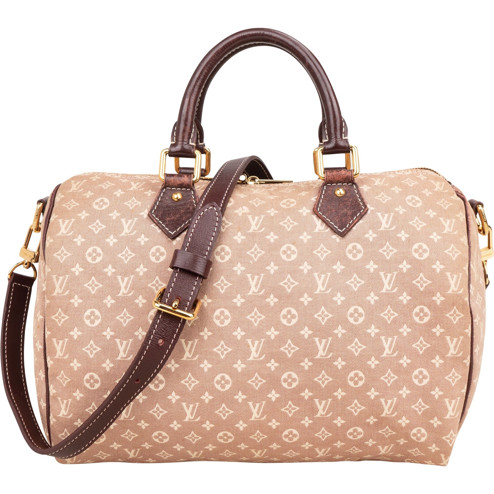 Louis Vuitton Monogram Mini Lin Speedy 30 Bandoulière  Boston Bag