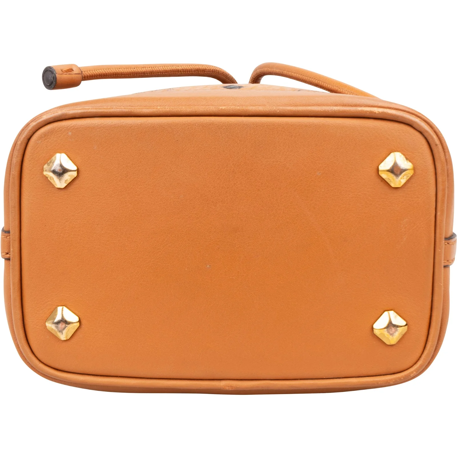 MCM Monogram Visetos Mini Drawstring Bucket Crossbody Bag