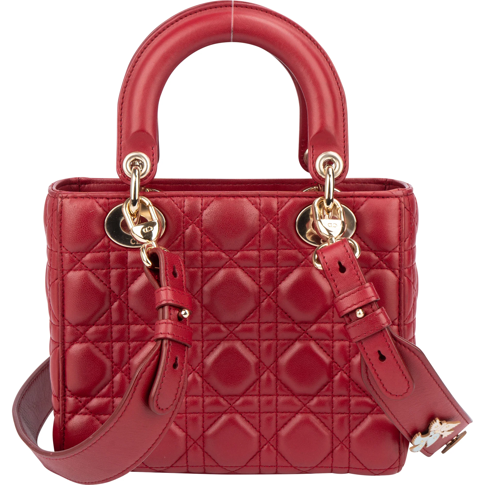 Christian Dior Quilted Leather ABC Lady Dior Handbag