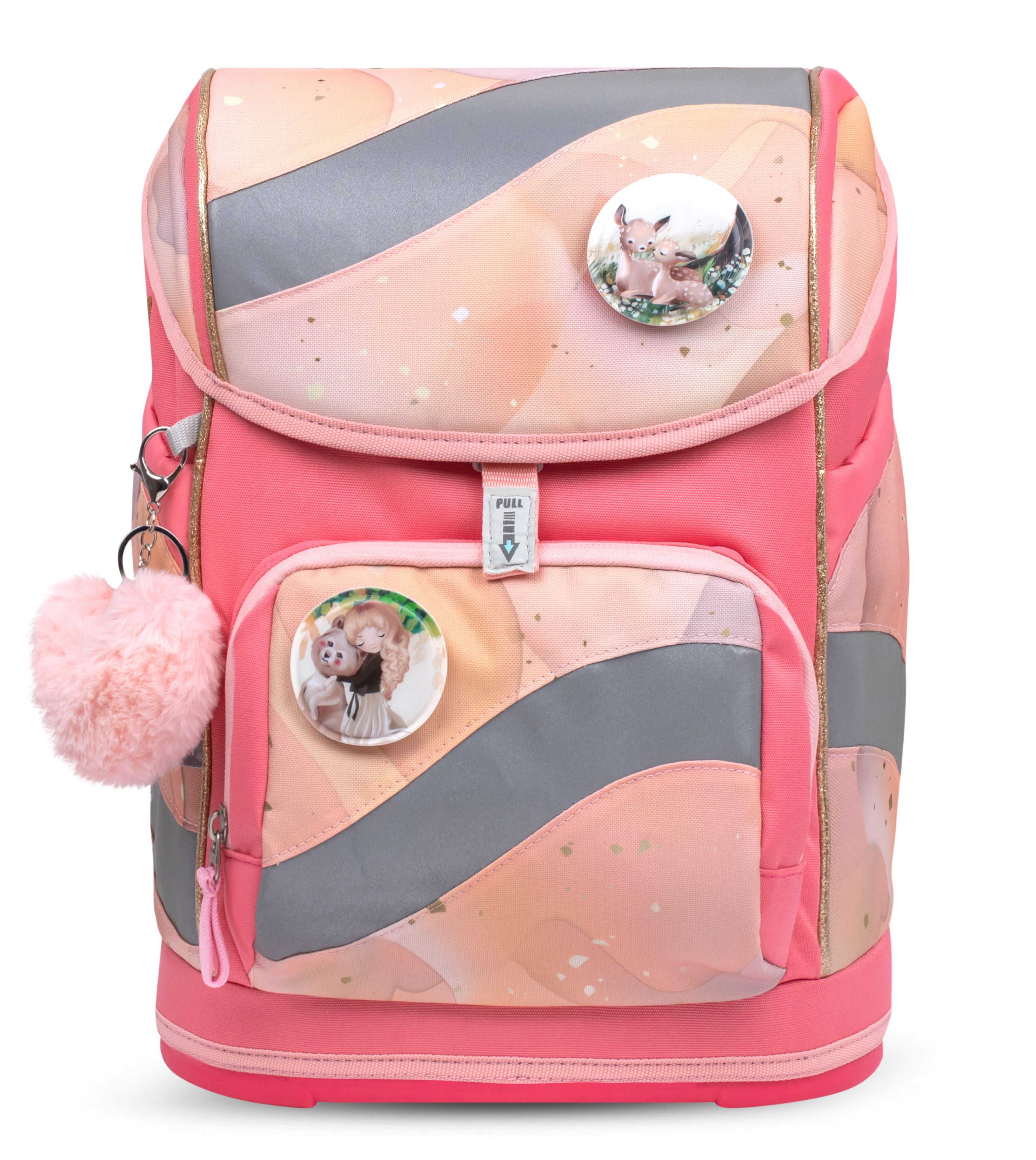 5-częściowy zestaw saszetek Smarty z 6 naszywkami - Marble