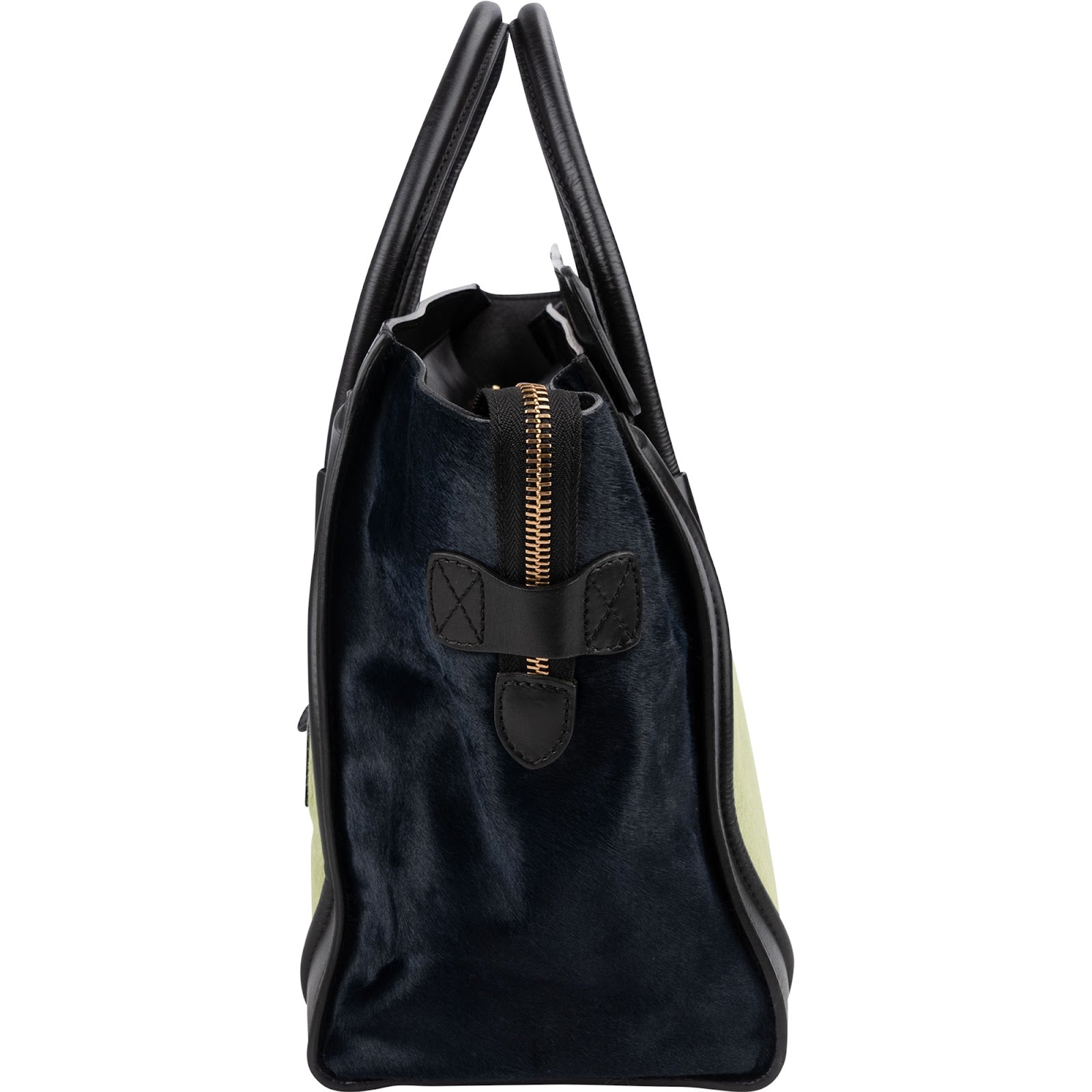 Céline Calf Hair Leather Luggage Handbag